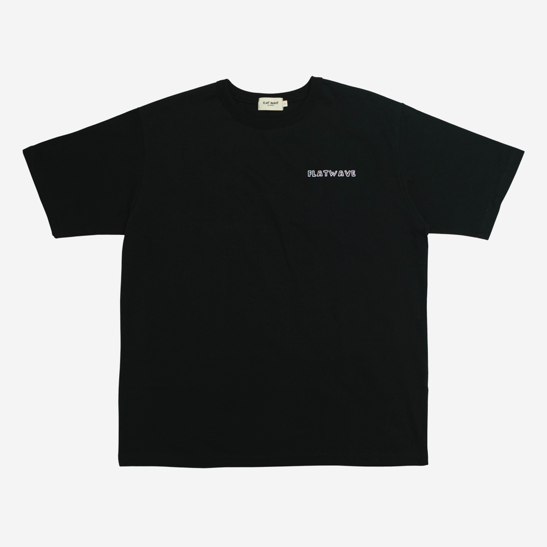 플랫웨이브 두들리 프린트 티셔츠 블랙(Flatwave Doodly Print T Shirt Black) - 2