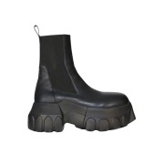 Rick Owens Portervile Beatle Mega Tractor Boots Black