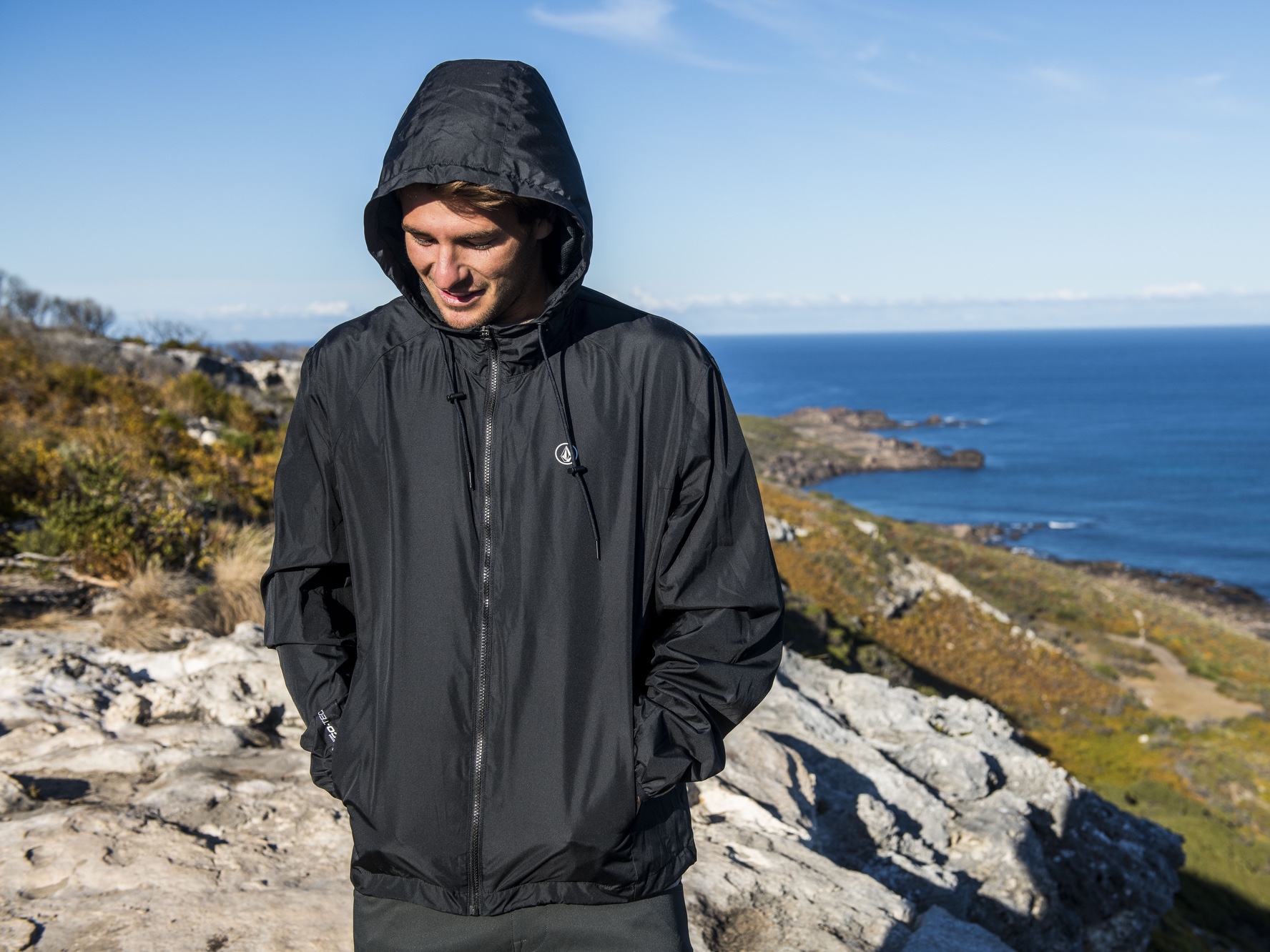 Volcom Wavern Jacket Black 착용 스타일