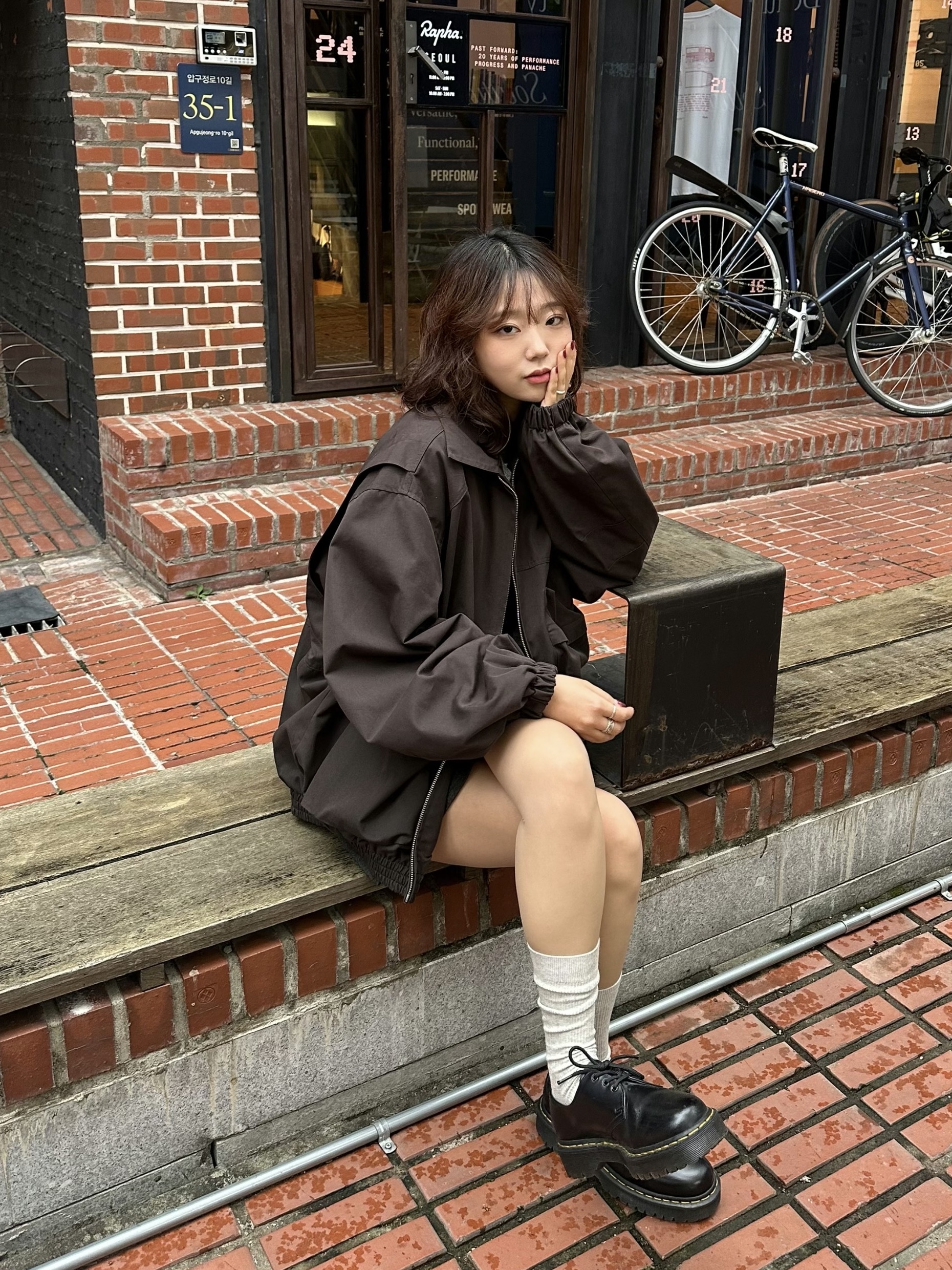 Dr. Martens 1461 Bex Black 착용 스타일 - 1