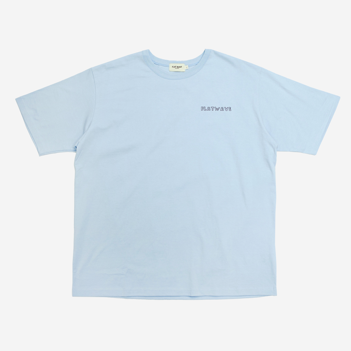 플랫웨이브 두들리 프린트 티셔츠 스카이블루(Flatwave Doodly Print T Shirt Skyblue) - 2