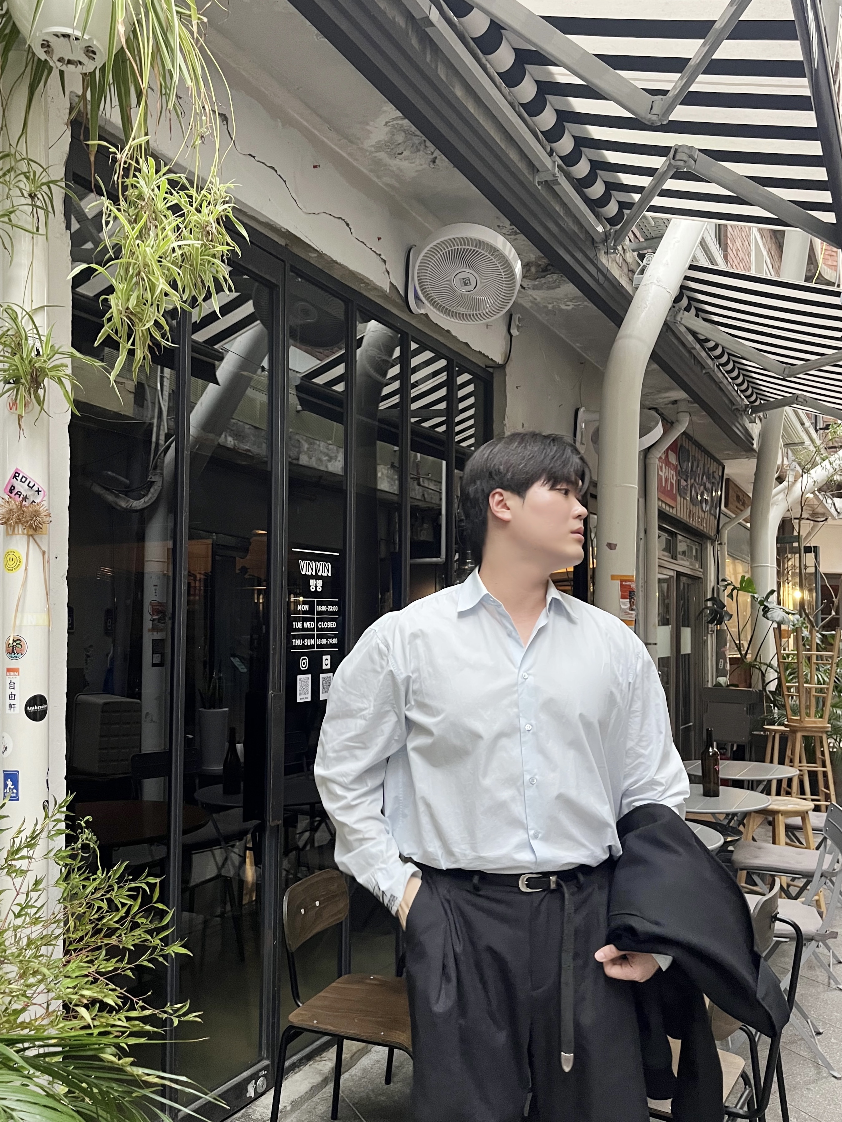 Our Legacy Belt 2cm Leather Black 착용 스타일