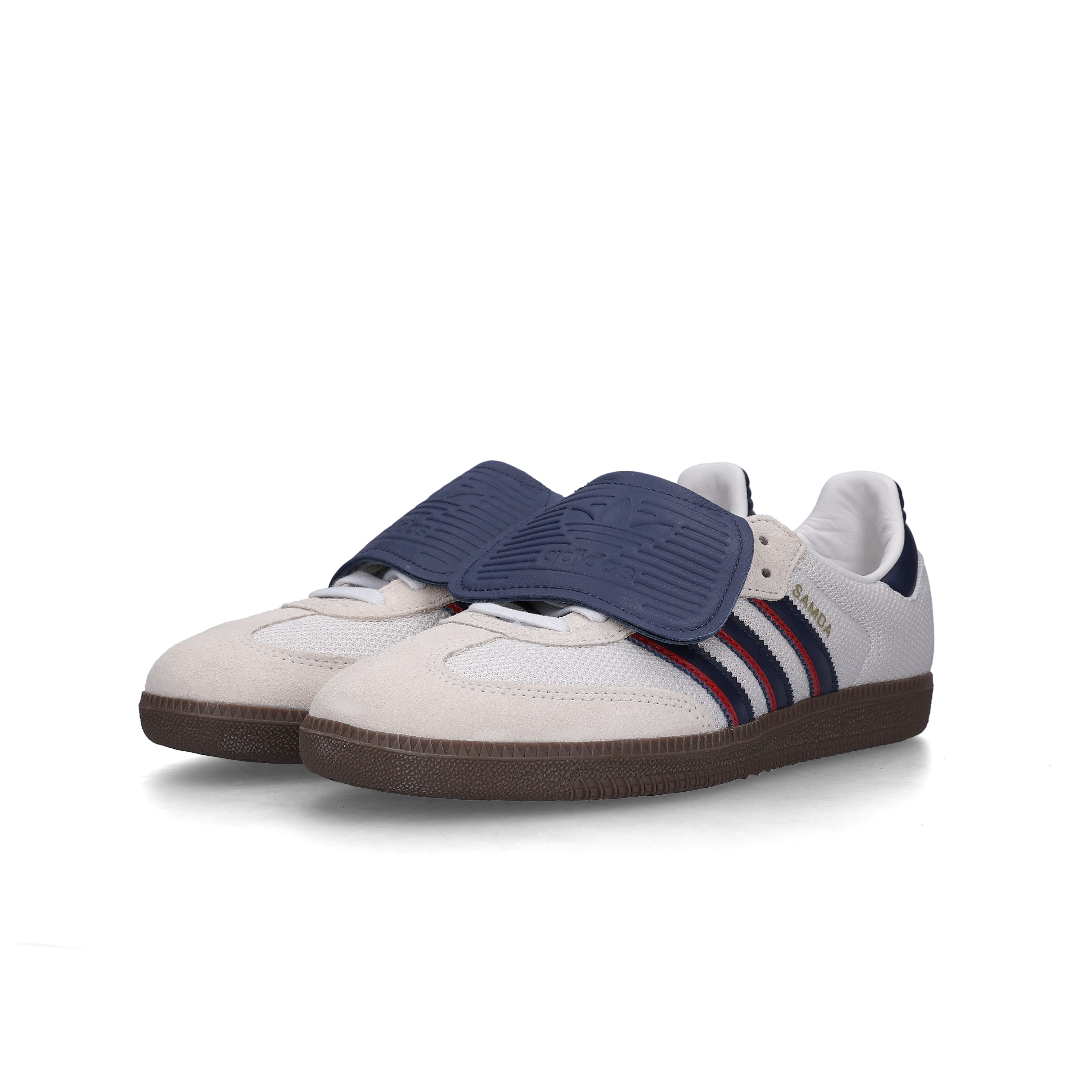 Adidas Samba LT Crystal White Dark Blue Gum