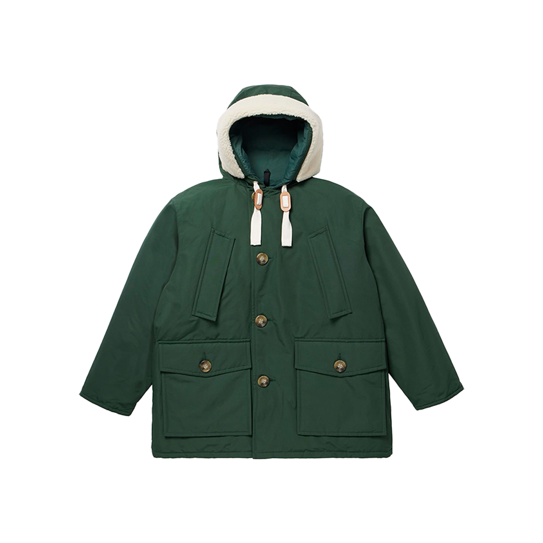 KM4DDWJWR03GN Woolrich Arctic Classic Fit Parka Green - 24FW