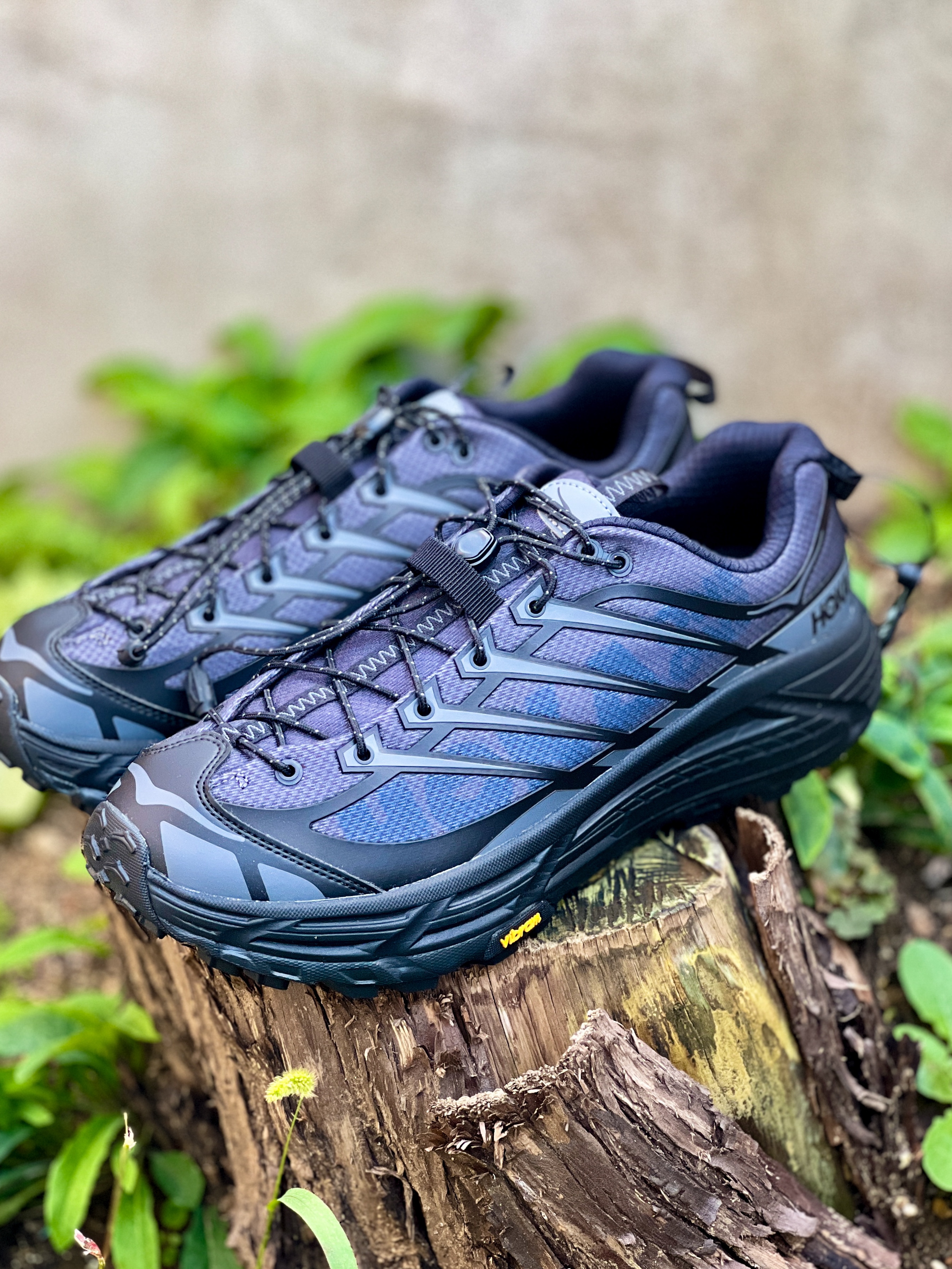 Hoka Mafate Three 2 Black 착용 스타일