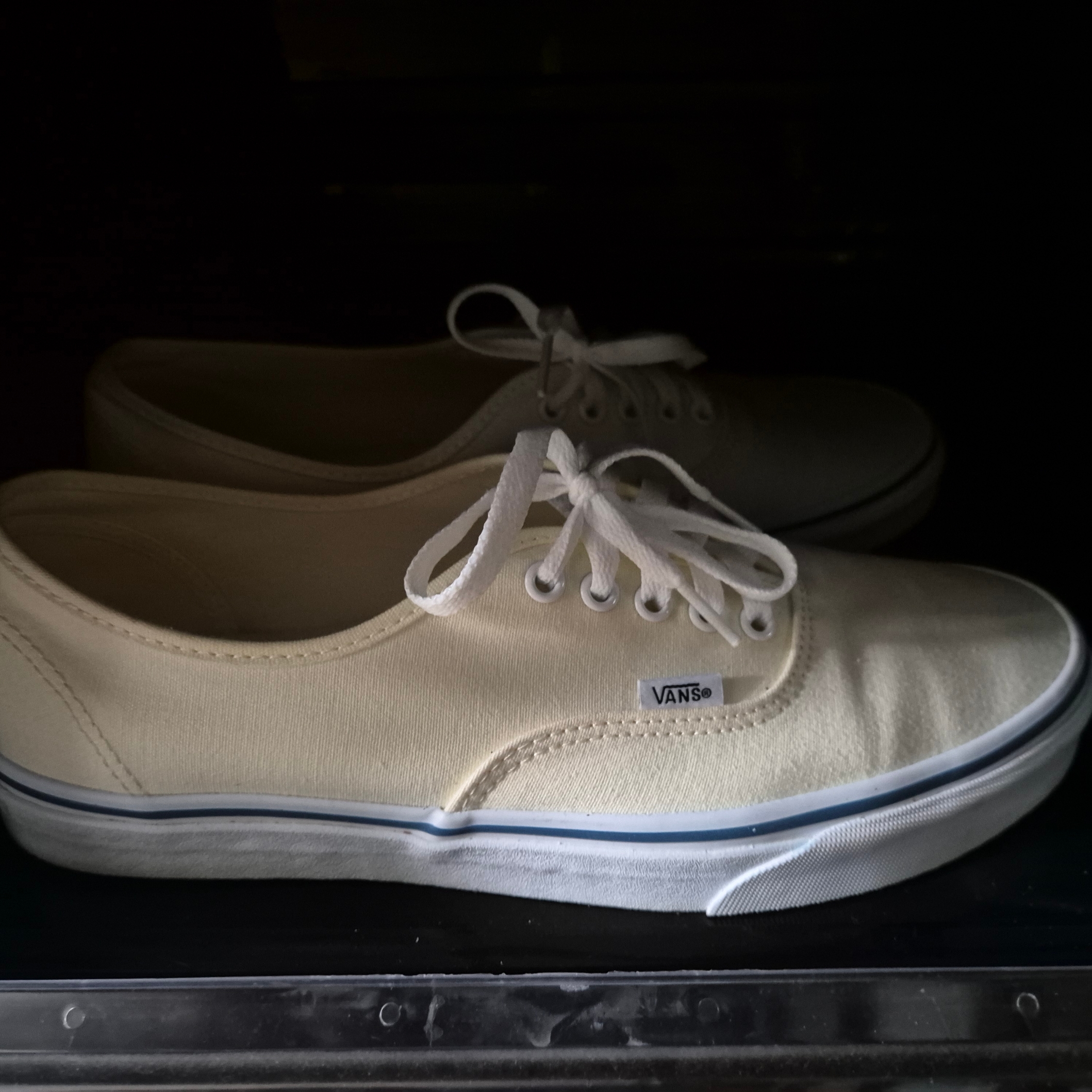 Vans Authentic White 착용 스타일