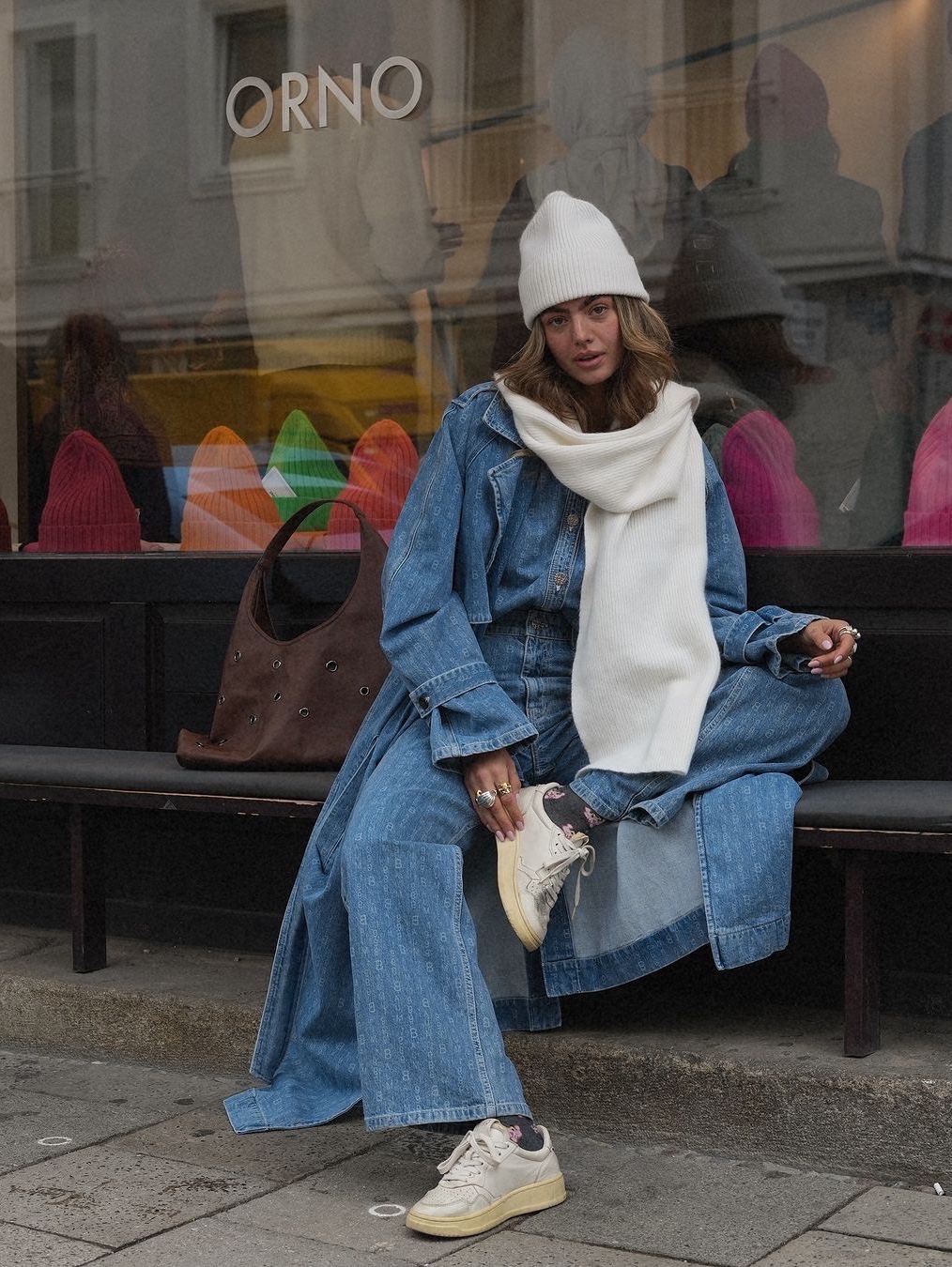 Baum Und Pferdgarten Women Nini Denim Blue - 24FW 착용 스타일 - 3
