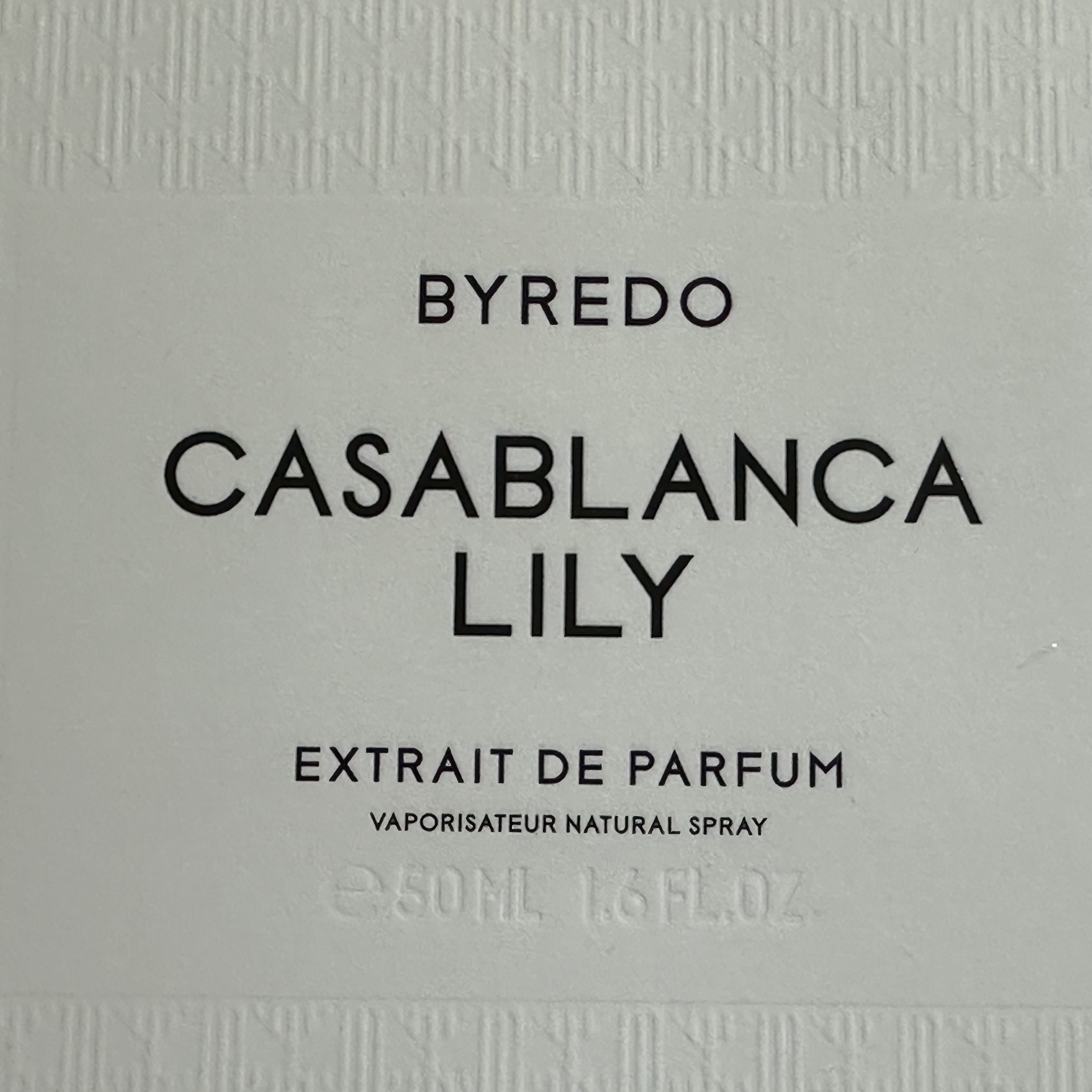 Byredo Casablanca Lily Extrait de Parfum 50ml 착용 스타일 - 1