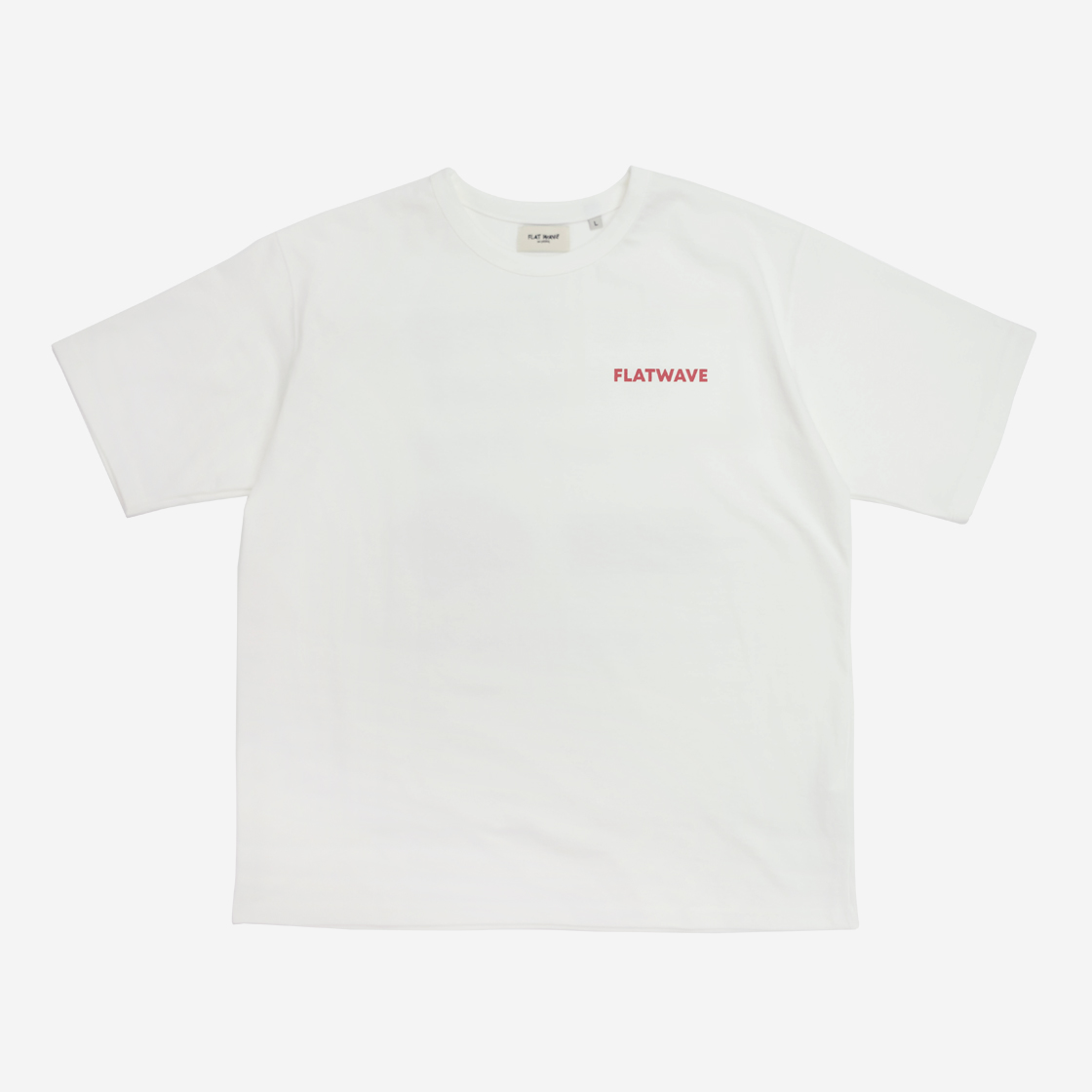 플랫웨이브 니 프린트 티셔츠 화이트(Flatwave Knii Print T Shirt White) - 2