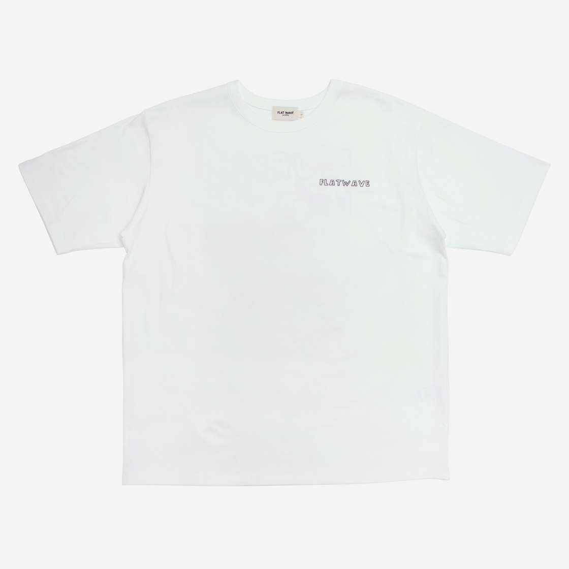 플랫웨이브 두들리 프린트 티셔츠 화이트(Flatwave Doodly Print T Shirt White) - 2
