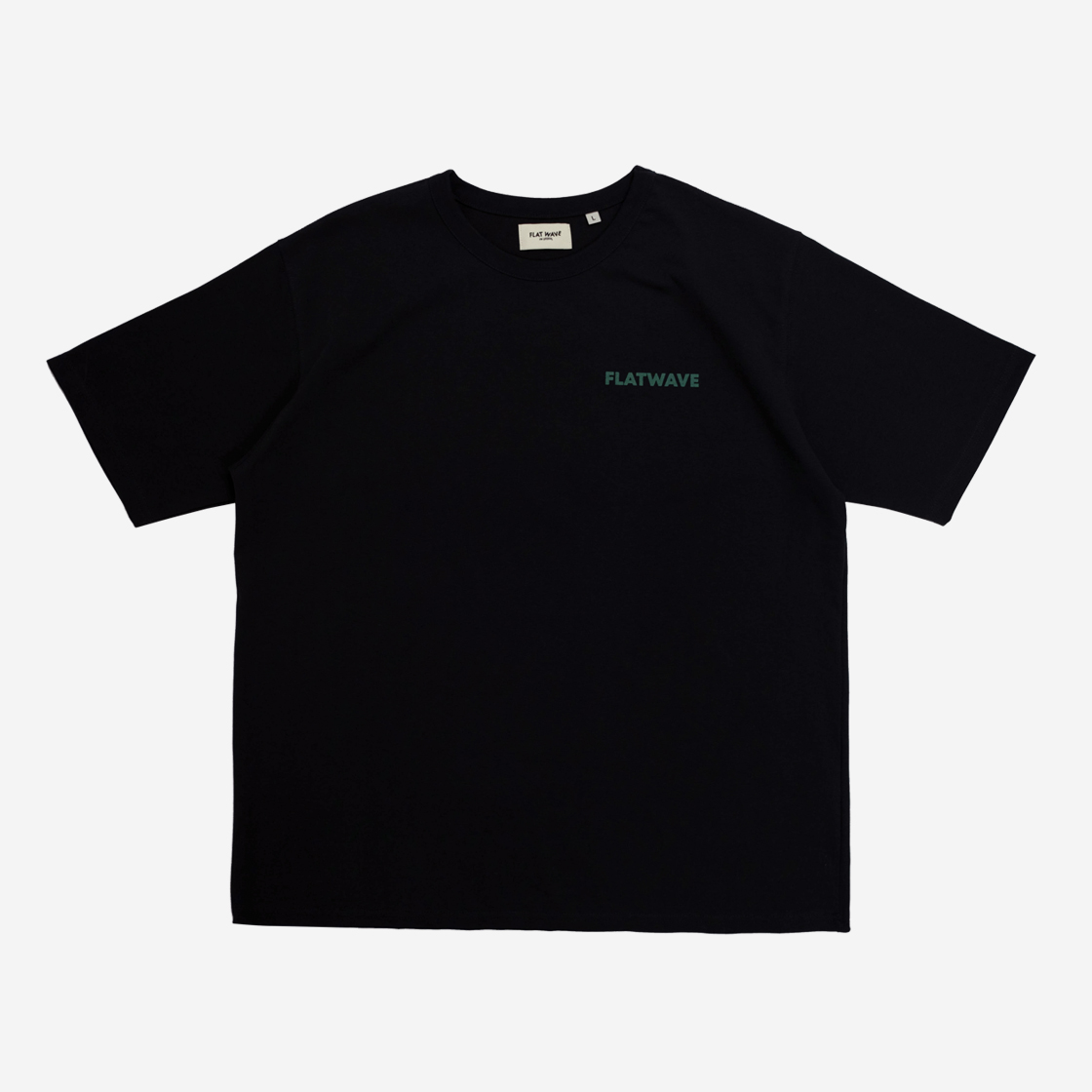 플랫웨이브 니 프린트 티셔츠 블랙(Flatwave Knii Print T Shirt Black) - 2