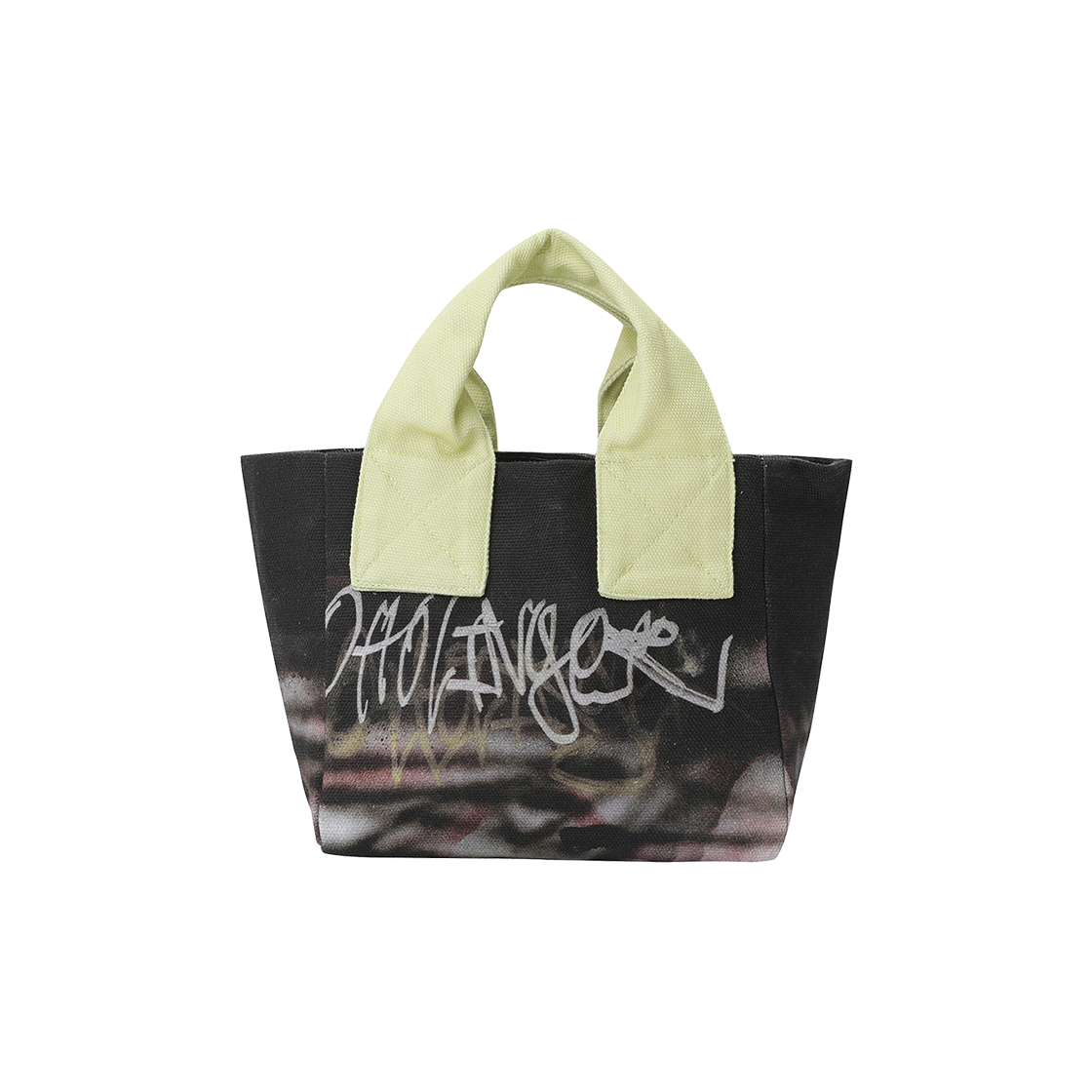 오토링거 우먼 미니 토트 백 옐로우 그래피티 - 24FW(Ottolinger Women Mini Tote Bag Yellow Graffiti - 24FW)