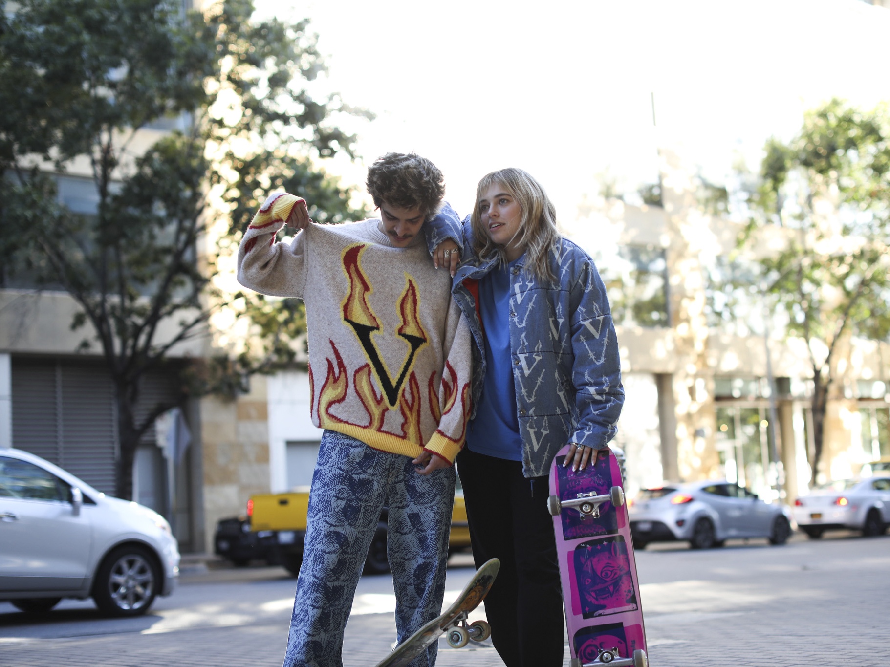 Volcom Fergadelic Jacket Blue, Volcom Fergadelic Denim Blue 착용 스타일
