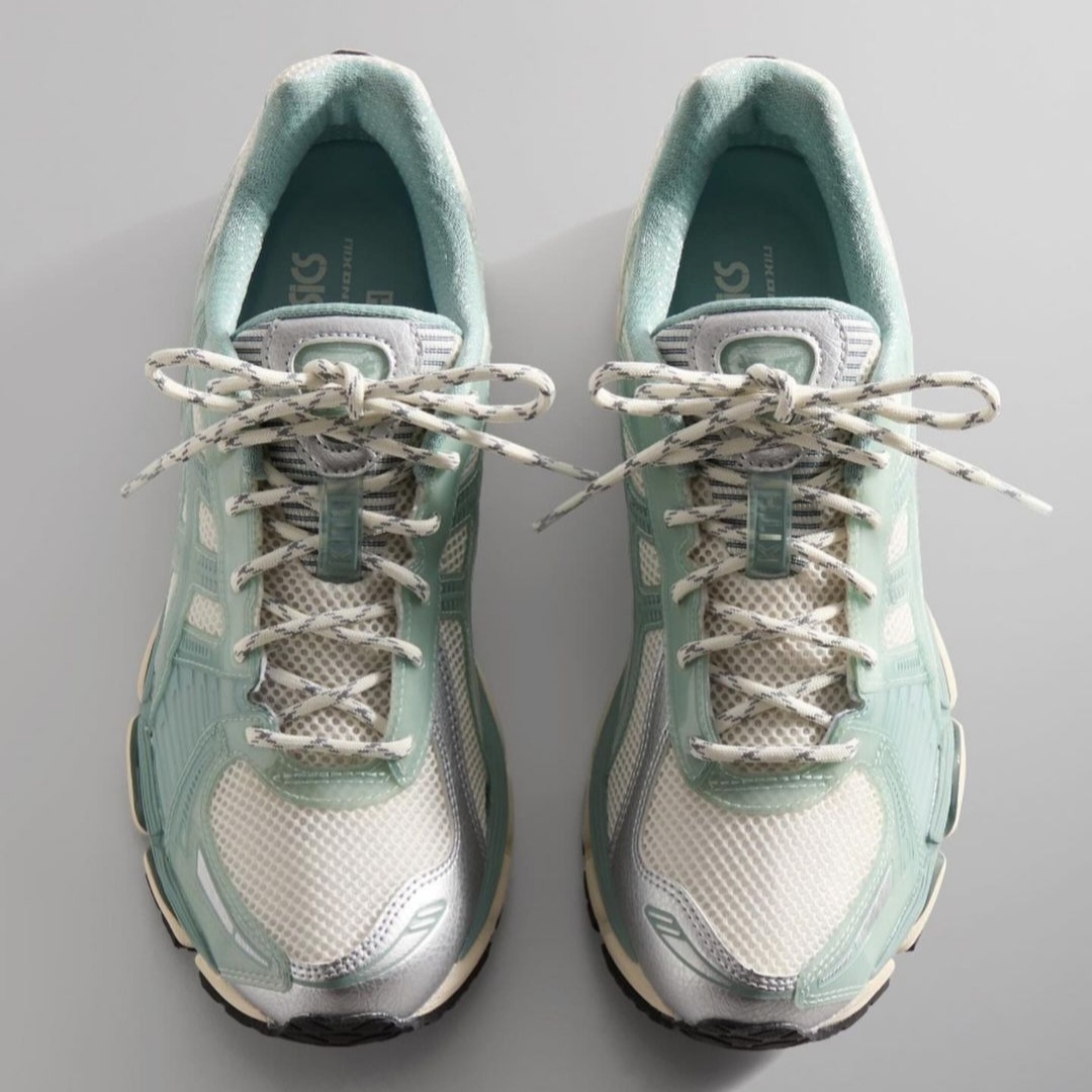 Asics x Ronnie Fieg Gel-Kayano 12.1 Cream Sage 착용 스타일 - 2
