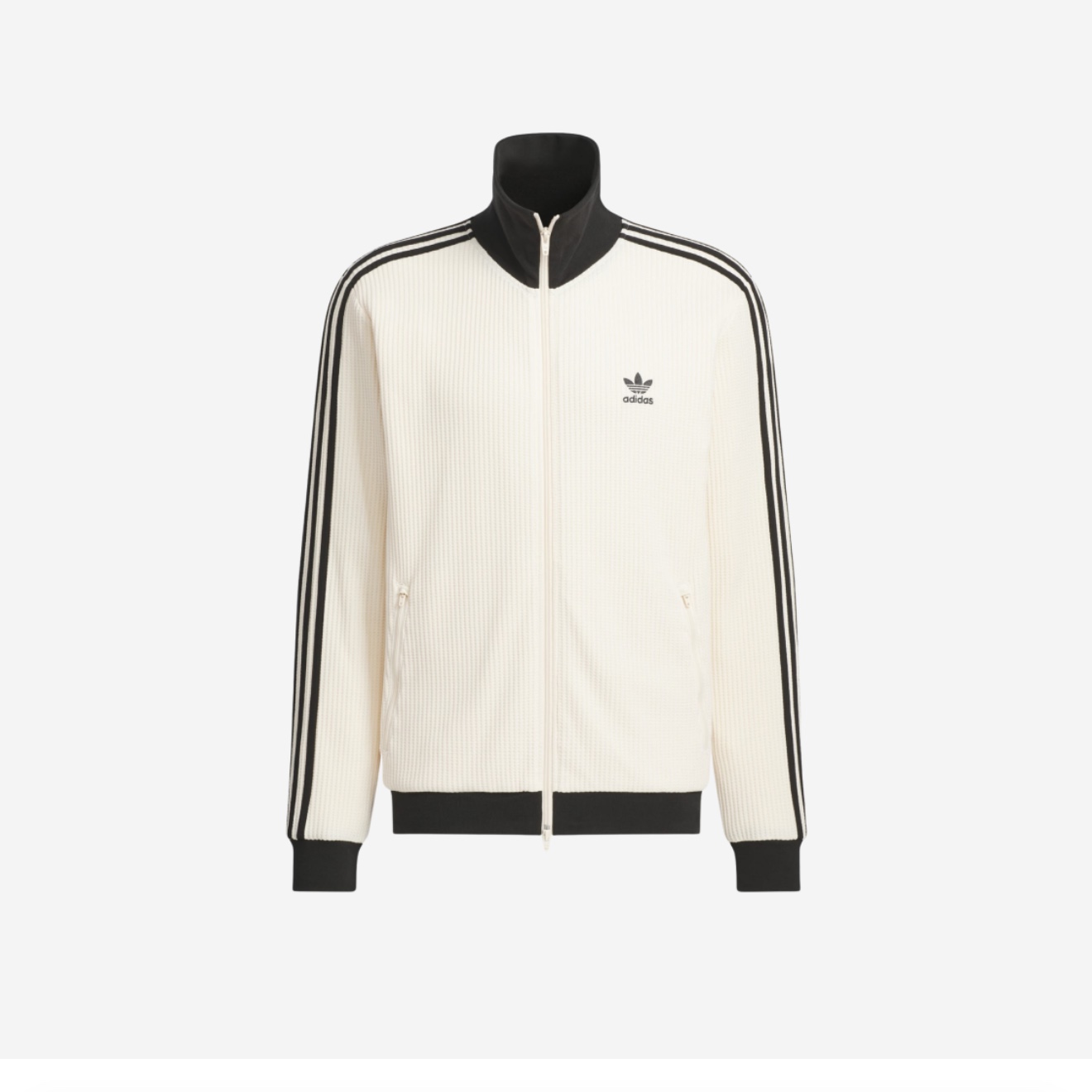 Adidas Waffle Beckenbauer Track Top Wonder White - KR Sizing 착용 스타일