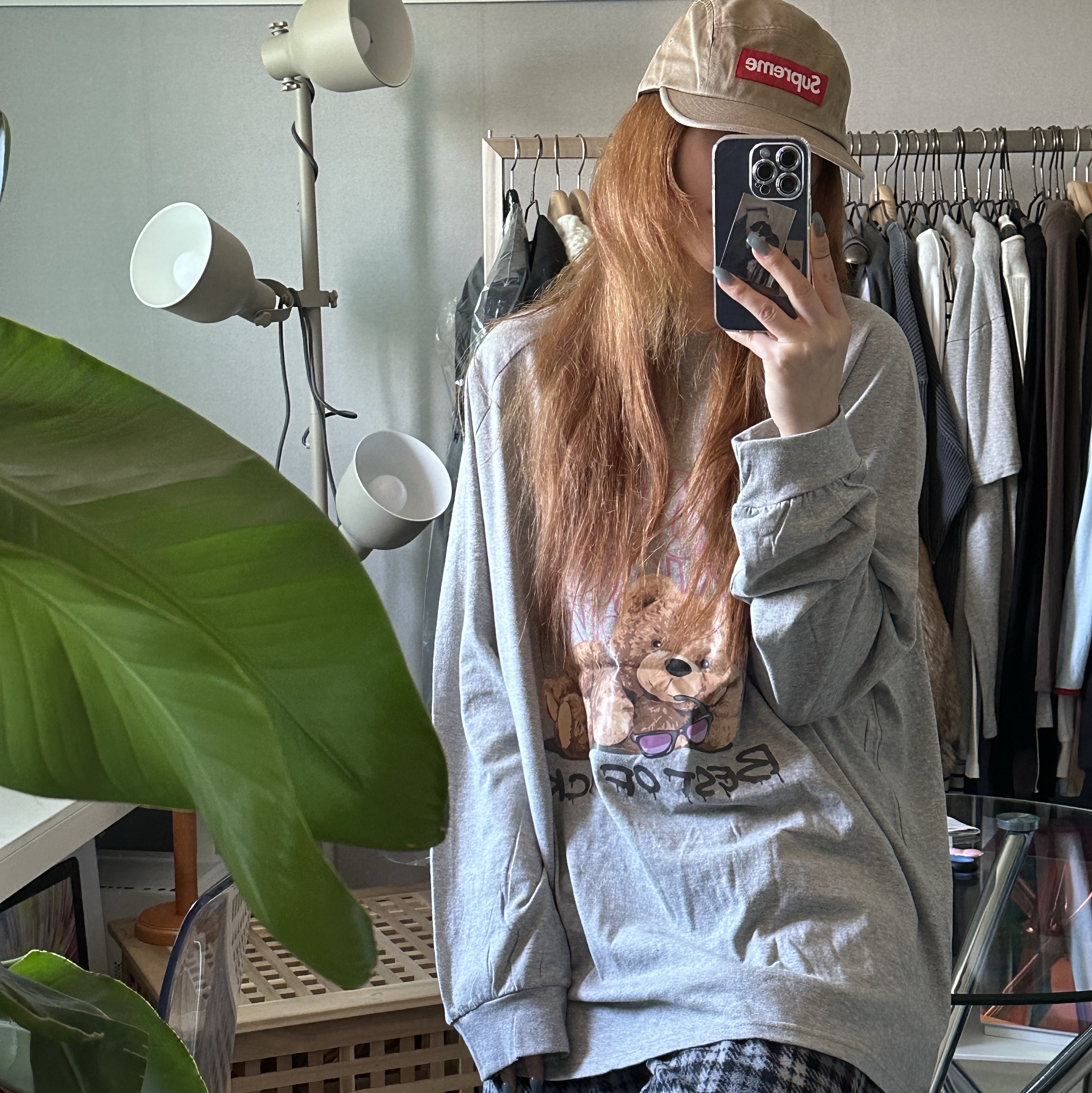 Supreme Washed Chino Twill Camp Cap Tan - 24FW 착용 스타일