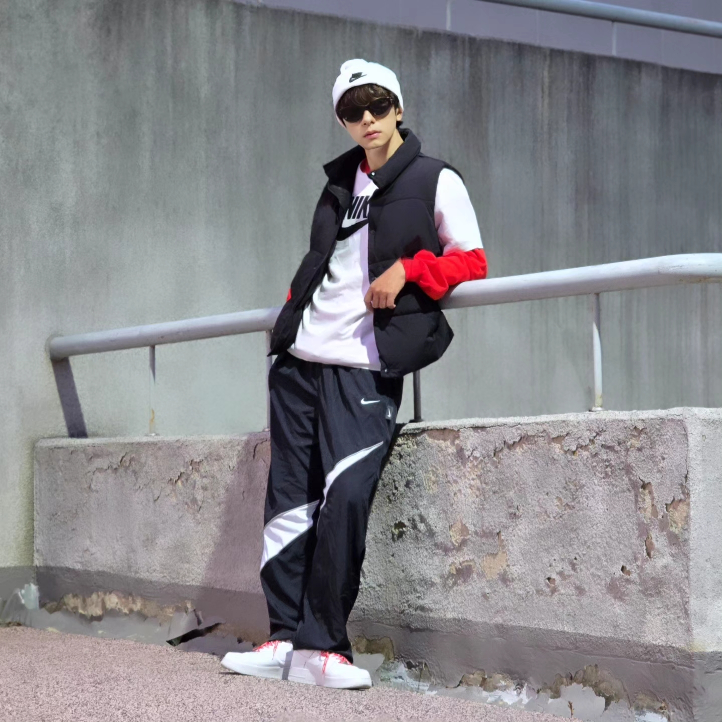 Nike NSW T-Shirt White - Asia, Nike NSW T-Shirt White - US/EU 착용 스타일 - 1