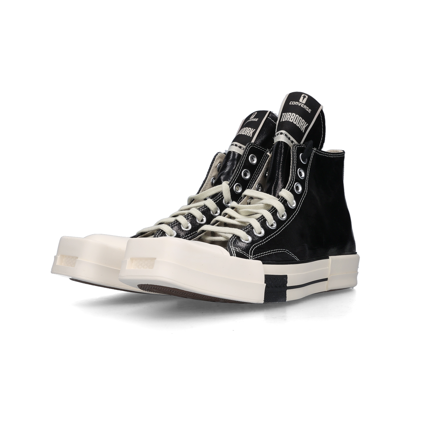 컨버스 x 다크쉐도우 터보다크 척 70 하이 블랙 래커드 데님(Converse x Drkshdw Turbodrk Chuck 70 Hi Black Lacquered Denim)
