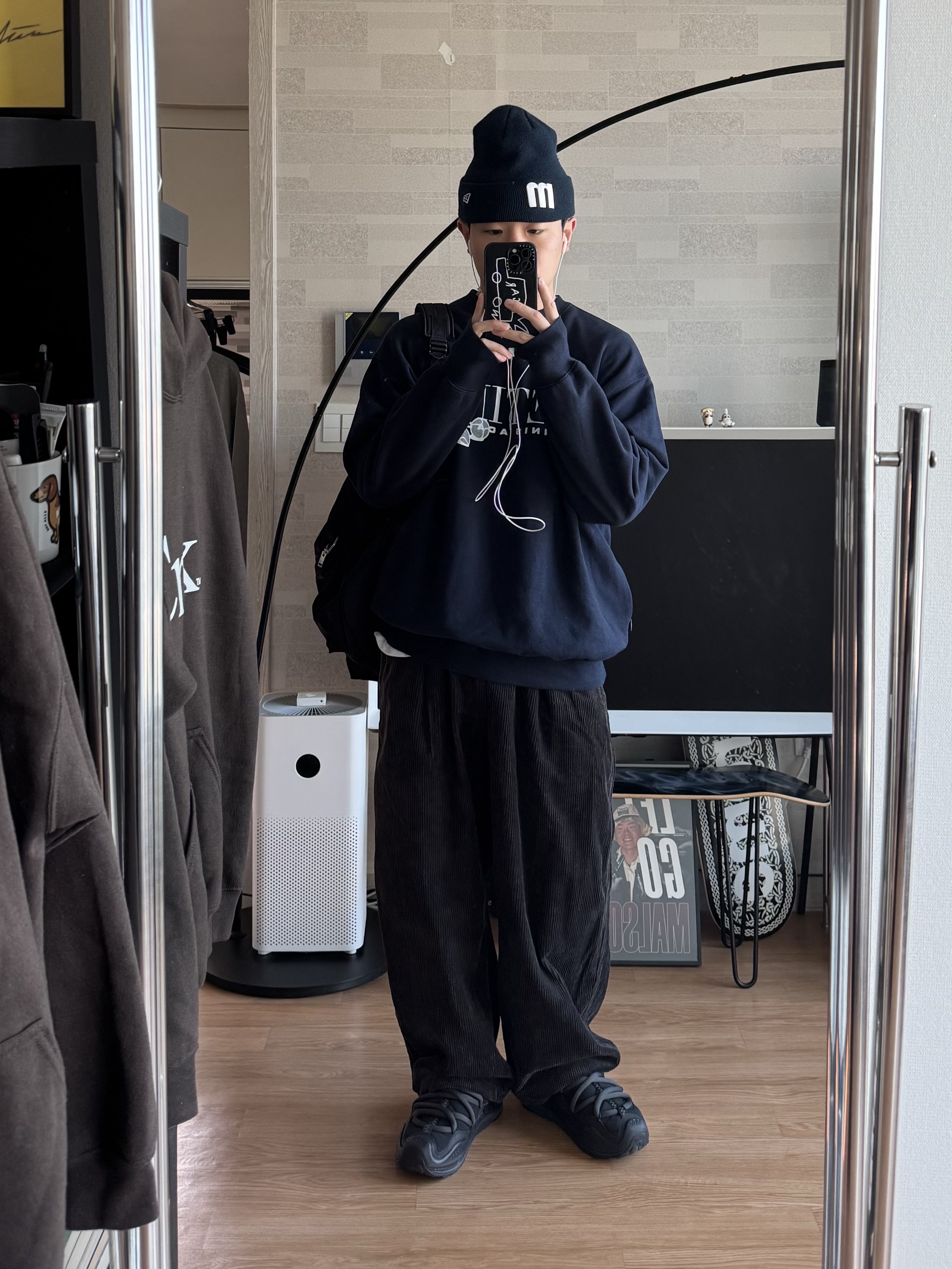 Hoka Ora Primo Black 착용 스타일