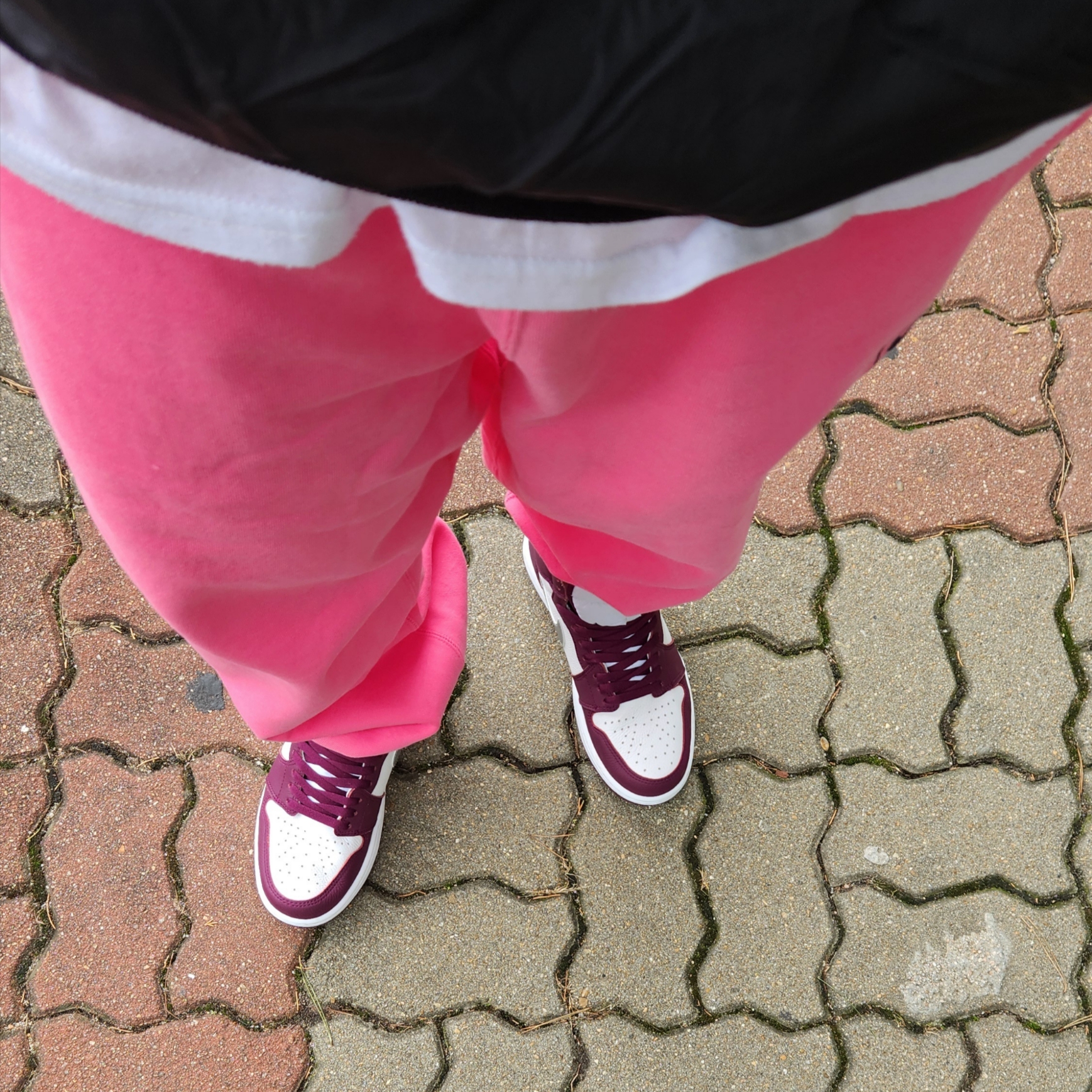 Nike x Stussy NRG Washed Fleece Pants Lotus PInk (DO5296-670) 착용 스타일