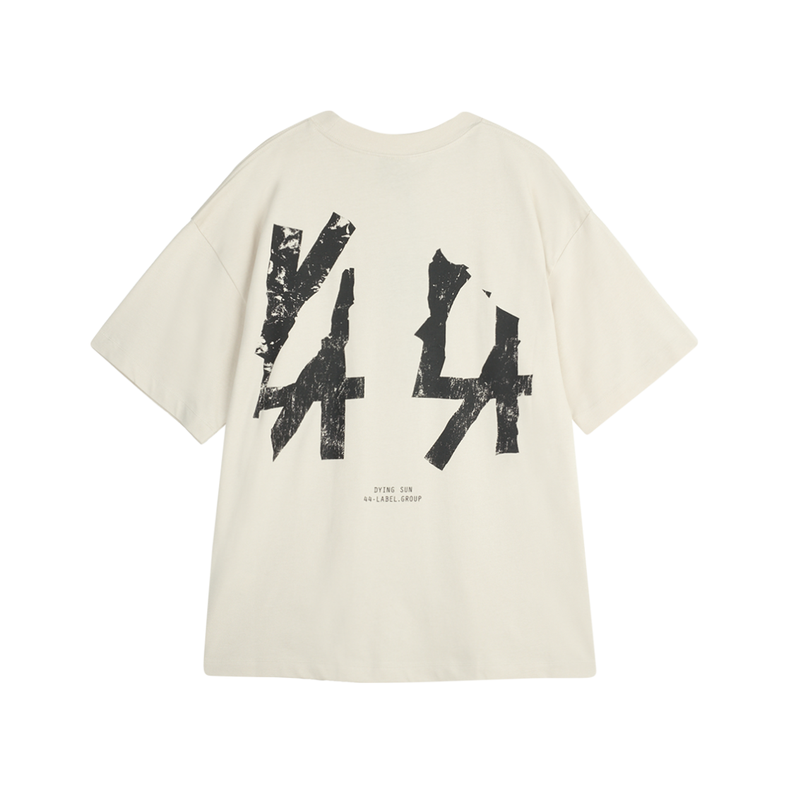 KM4DTSSFL01WT 44 Label Group Crinkle Tee White - 24FW