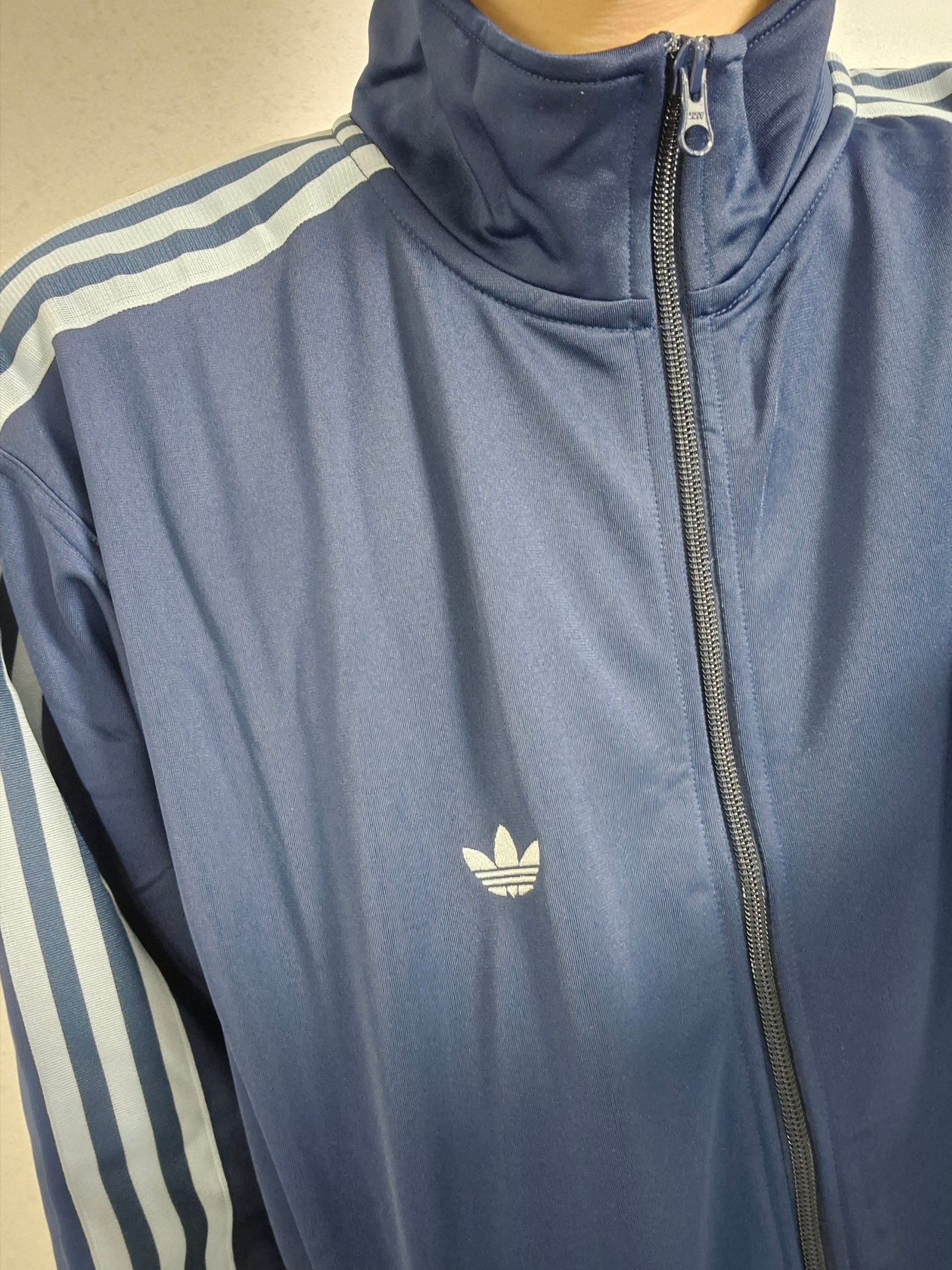 Adidas Originals Beckenbauer Track Jacket Night Indigo - KR Sizing 착용 스타일