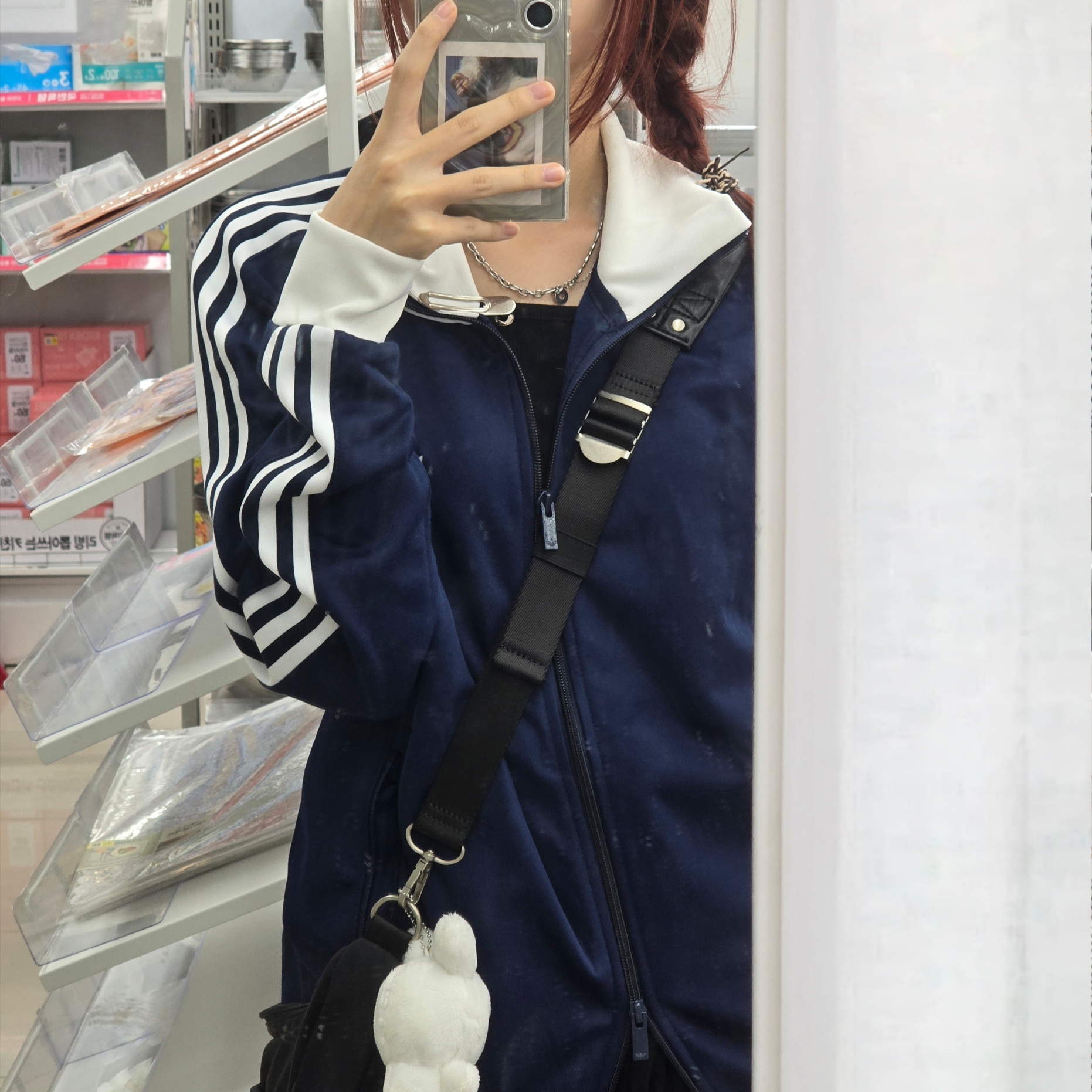Adidas Adicolor Classic Beckenbauer Track Top Night Indigo - KR Sizing 착용 스타일