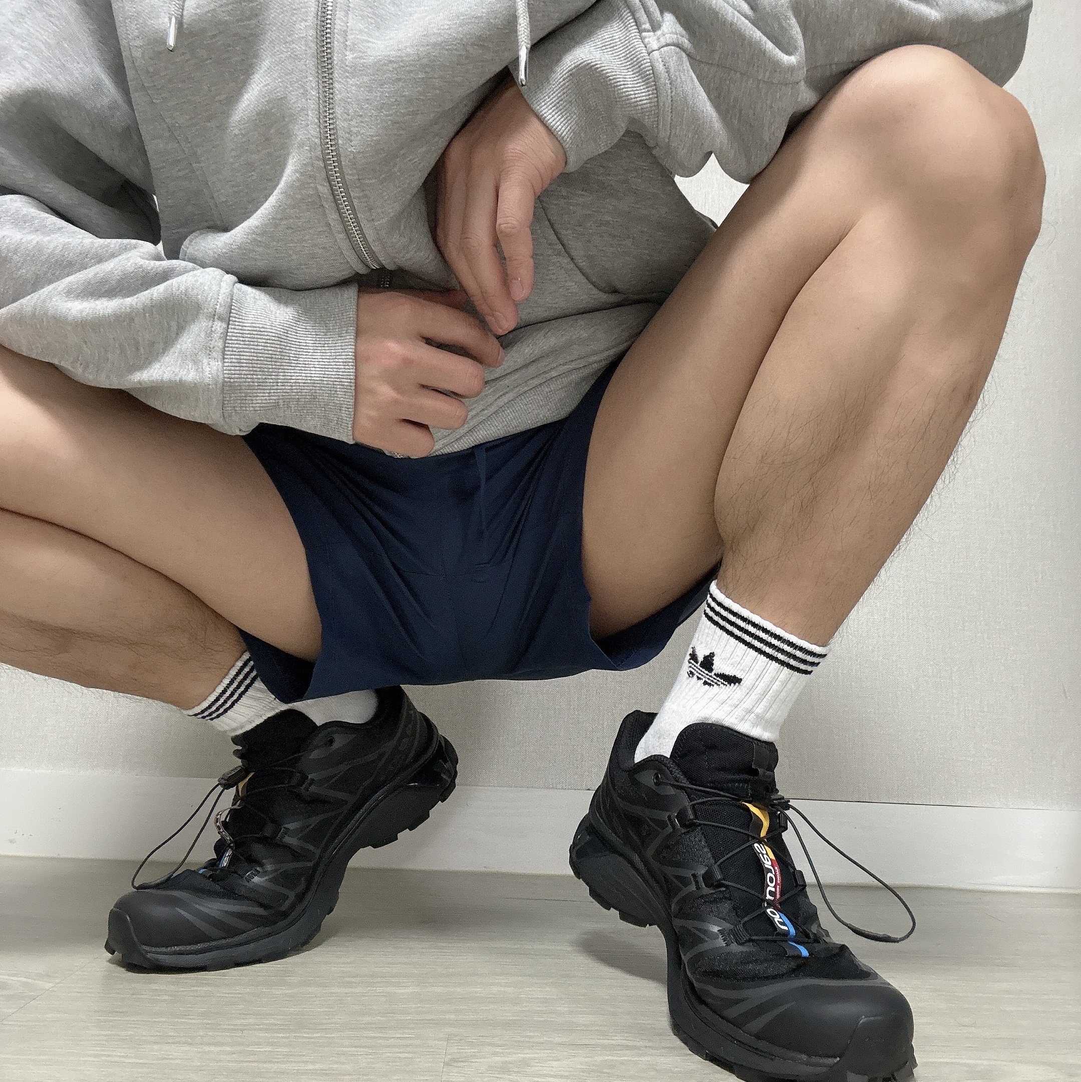 Salomon XT-6 ADV Black 착용 스타일 - 1