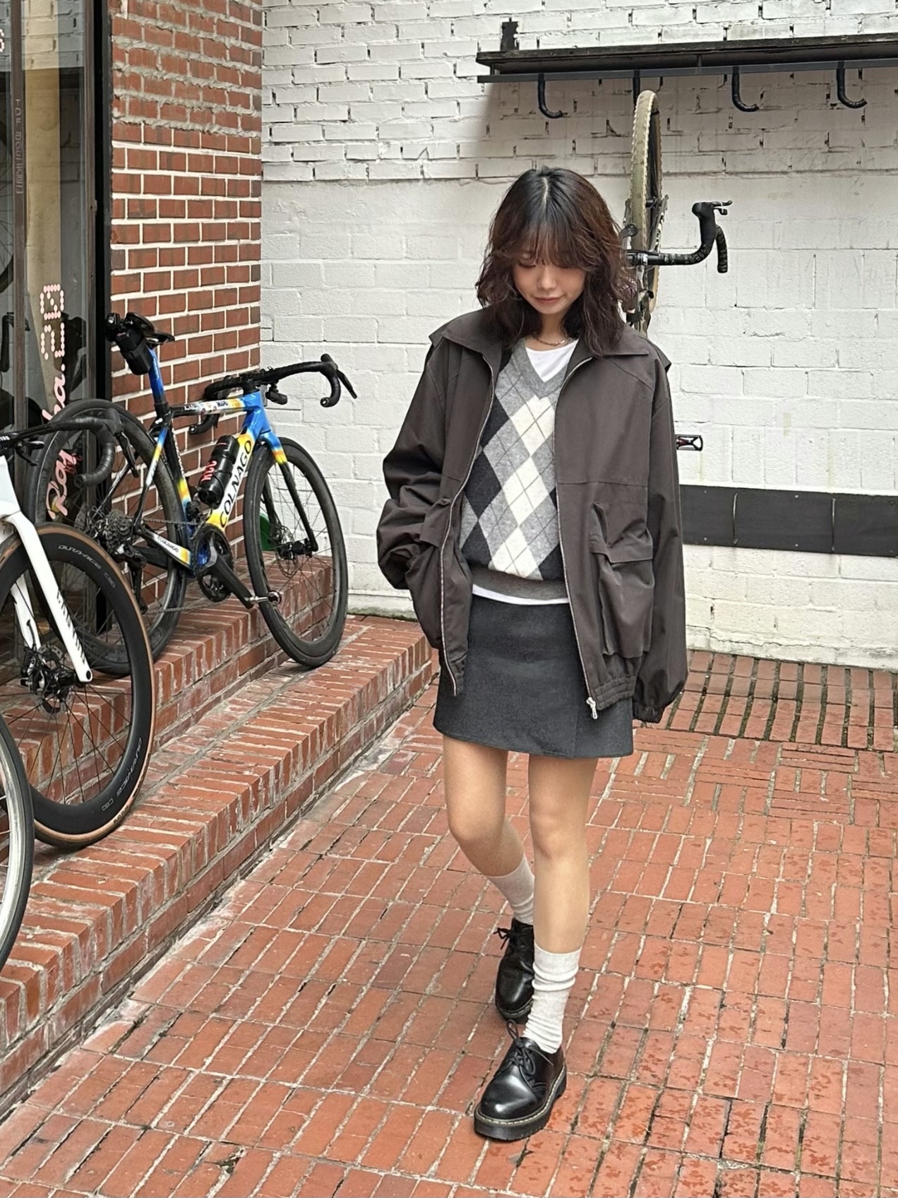 Dr. Martens 1461 Bex Black 착용 스타일 - 3