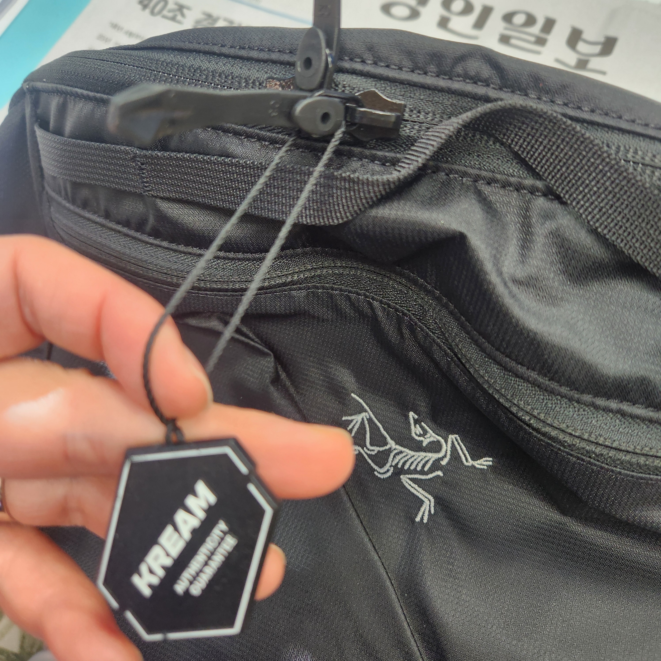 Arc'teryx Heliad 15 Backpack Black 착용 스타일 - 3