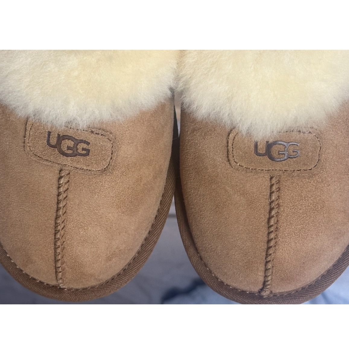 (W) UGG Coquette Slipper Chestnut 착용 스타일
