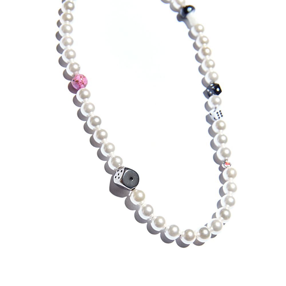 니로 세렌디피티 다이스 머쉬룸 펄 네크리스(NiRO.SERENDiPiTY Dice Mushroom Pearl Necklace #68) - 3