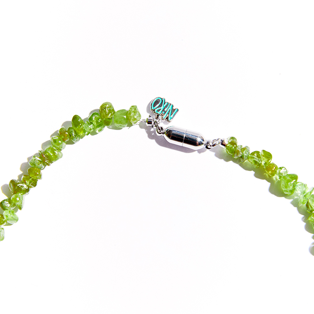 니로 세렌디피티 하트 마더 오브 펄 페리도트 네크리스(NiRO.SERENDiPiTY Heart Mother Of Pearl Peridot Necklace #75) - 4
