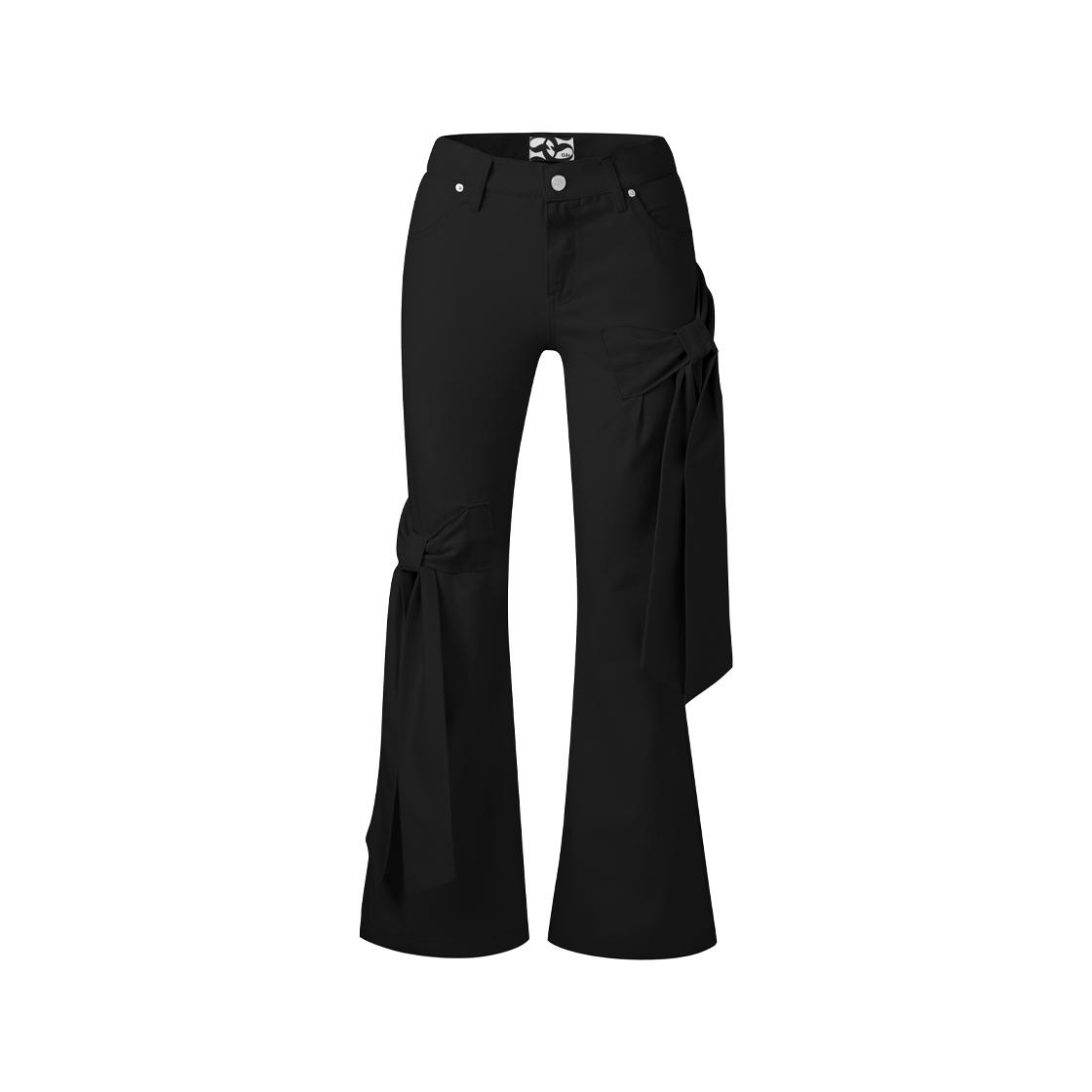 24FABT08BK Gila Archive Ribbon Bootscut Pants Black