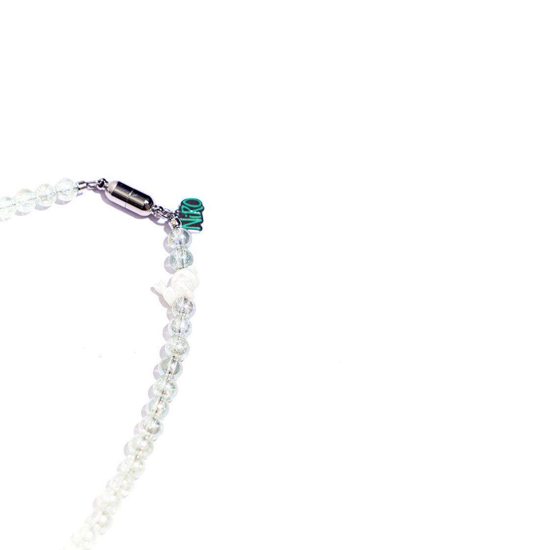 니로 세렌디피티 시쉘 래빗 터키쉬 크리스탈 네크리스(NiRO.SERENDiPiTY Seashell Rabbit Turquoise Crystal Necklace #103) - 4