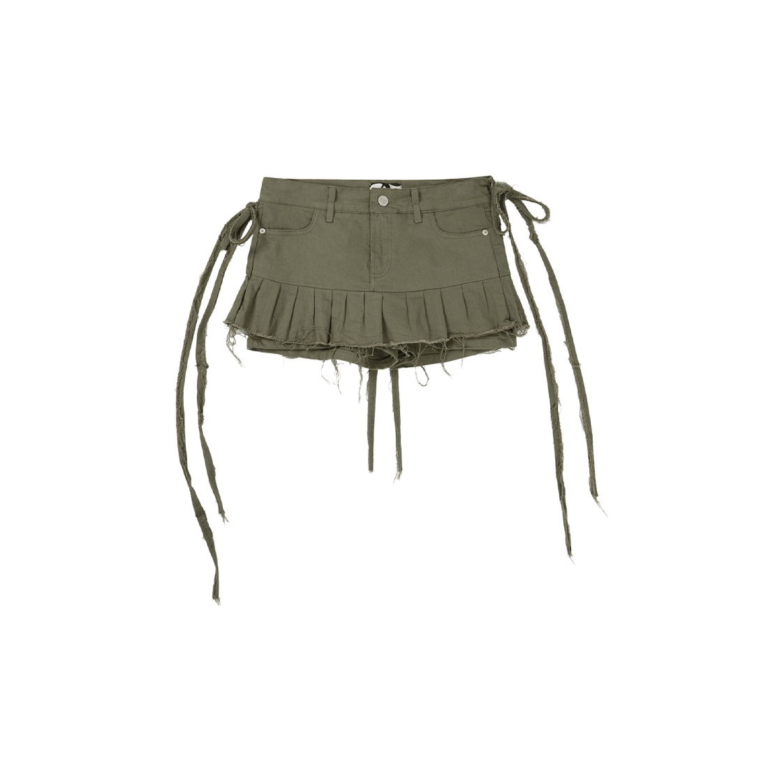 24FABT02KH Gila Archive Pleats Skirts Pants Khaki