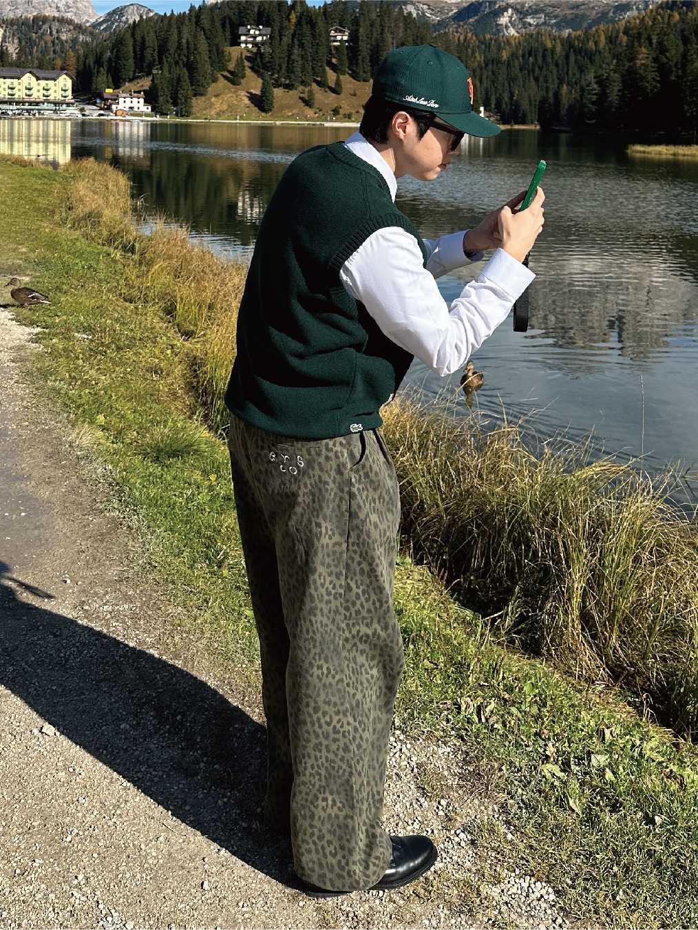 Aime Leon Dore x New Era Mets Ballpark Hat Dark Green, ersco Leopard Baggy Trousers Khaki 착용 스타일 - 3