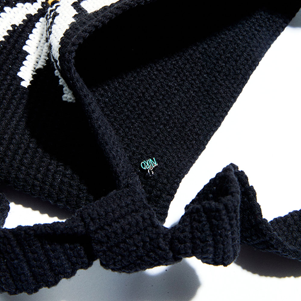 니로 세렌디피티 니로 세렌디피티 데이지 니트 숄더백(NiRO.SERENDiPiTY NiRO.SERENDiPiTY Daisy Knit Shoulder Bag Black #940) - 5