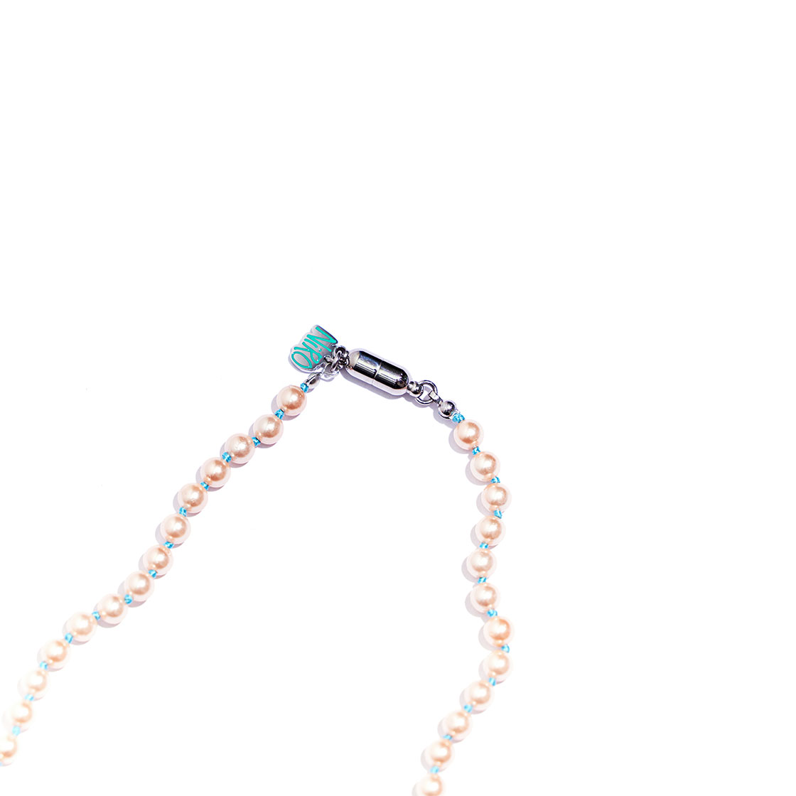 니로 세렌디피티 민트 실크 펄 네크리스(NiRO.SERENDiPiTY Mint Silk Thread Pearl Necklace #100) - 2