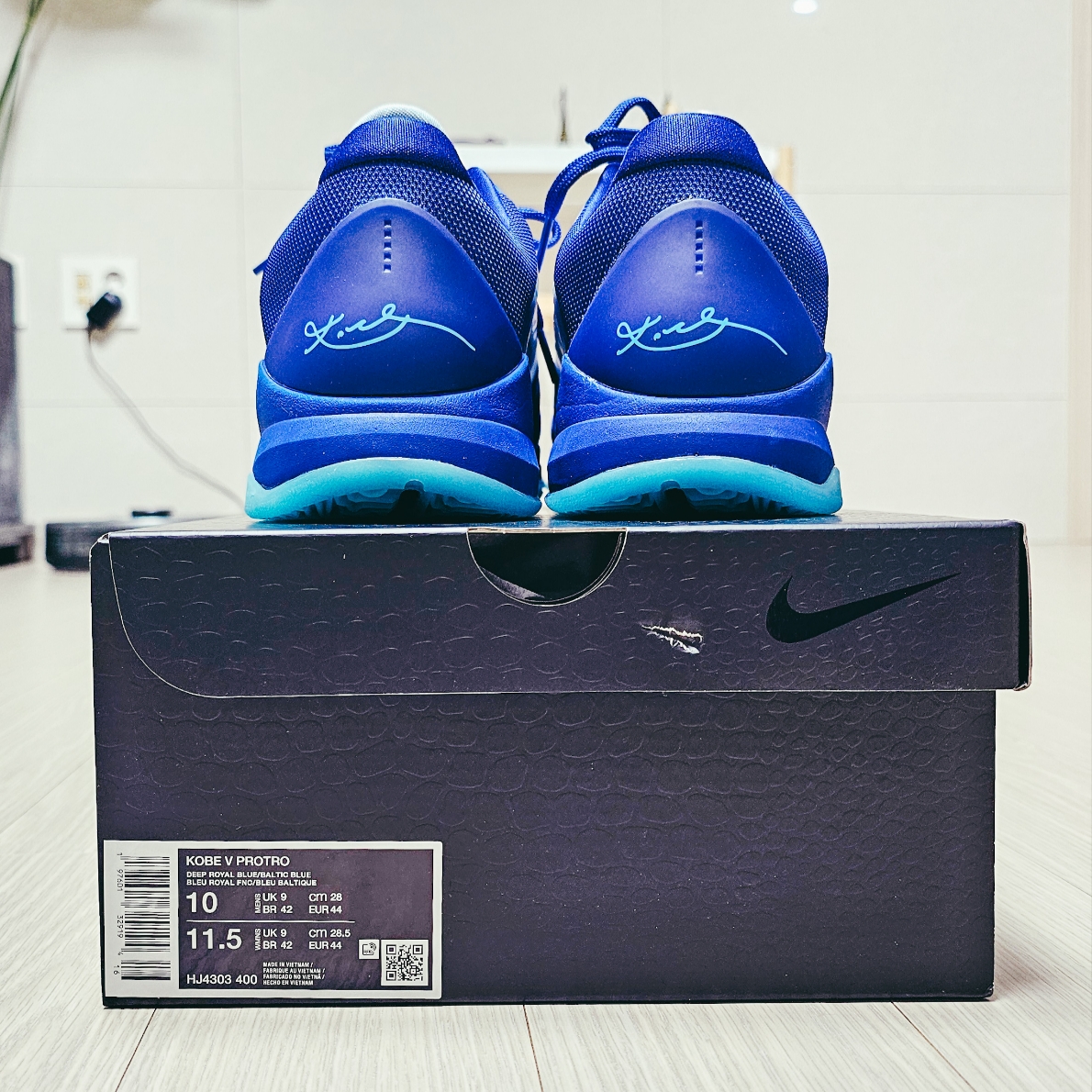 Nike Kobe 5 Protro Deep Royal Blue 착용 스타일 - 4