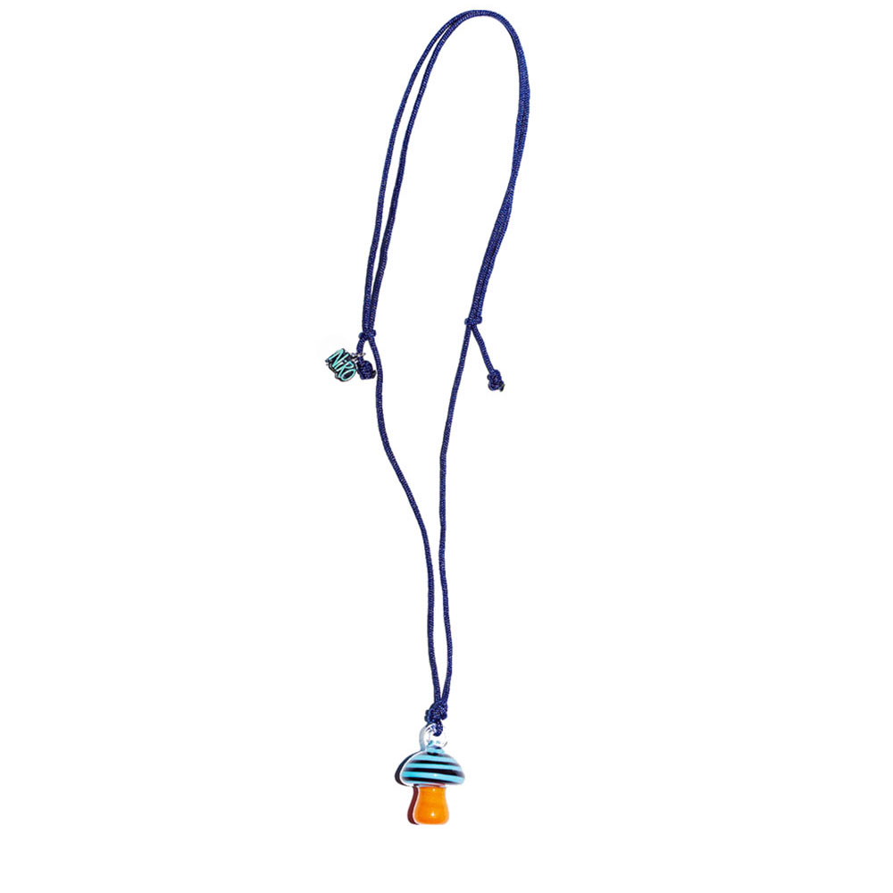 니로 세렌디피티 아이러브 머슈룸 네크리스 폴리 스트랩 스카이블루(NiRO.SERENDiPiTY I love Mushroom Necklace Poly Strap #104 Sky Blue) - 5