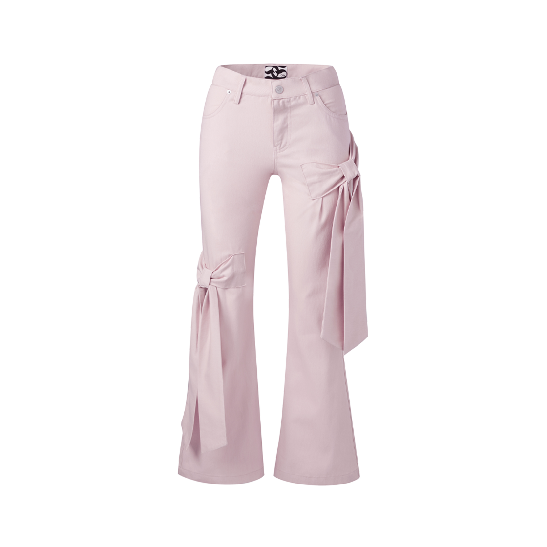 24FABT08PK Gila Archive Ribbon Bootscut Pants Pink