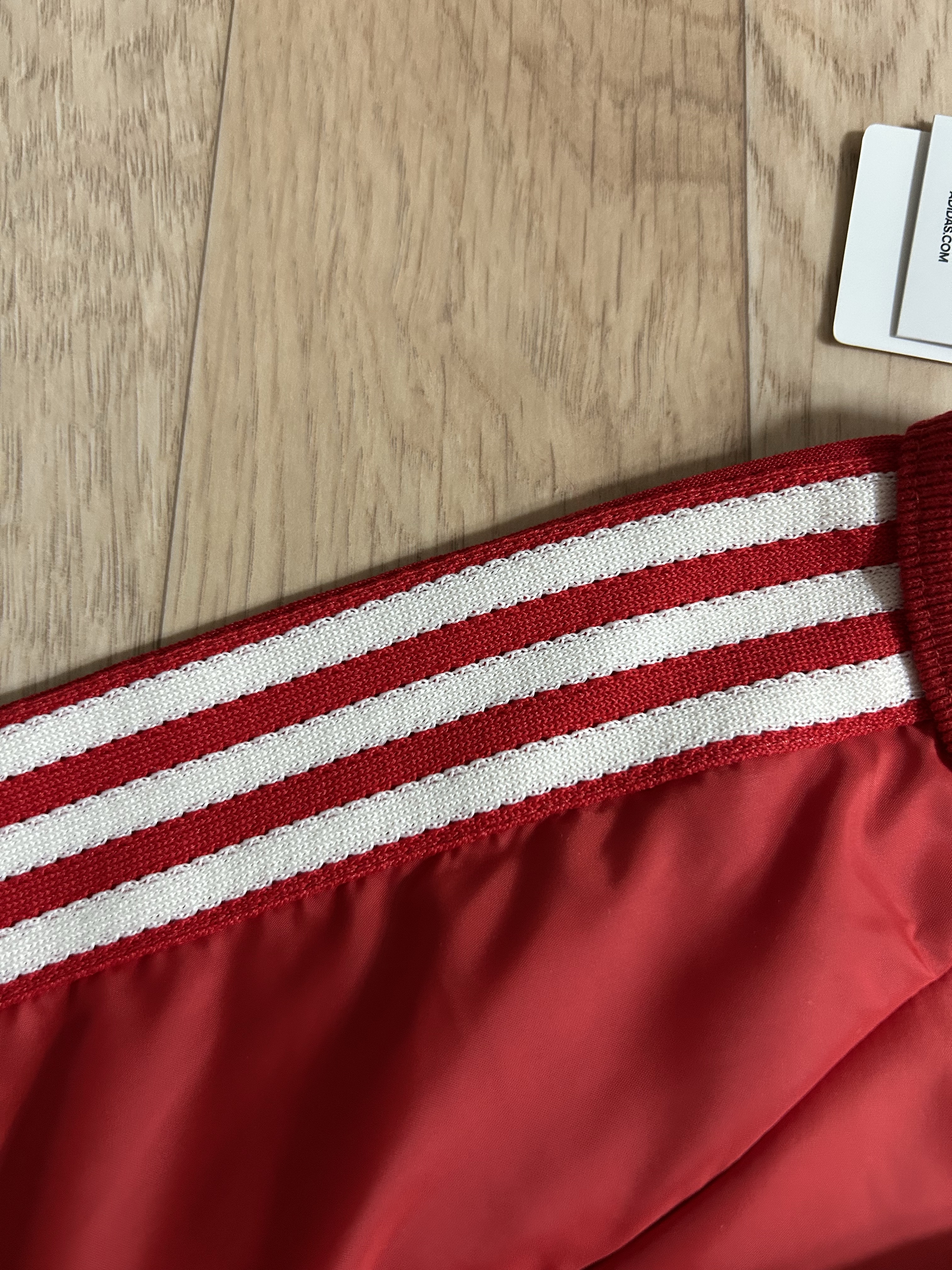Adidas x Wales Bonner Nylon Crew Better Scarlet - KR Sizing 착용 스타일