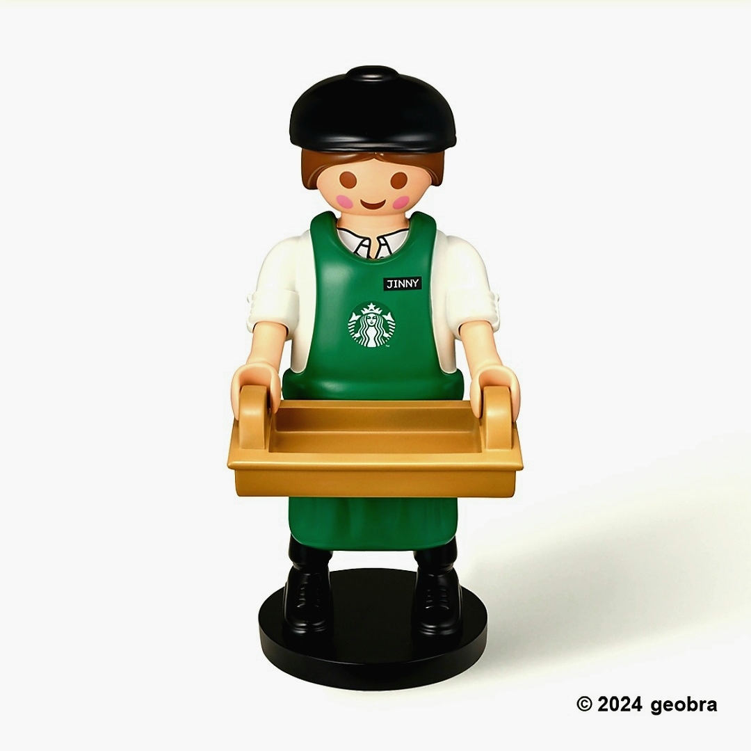 Starbucks Holiday Friends Bearista Plush Doll, Starbucks Holiday Friends Bearista KeyChain 착용 스타일 - 9