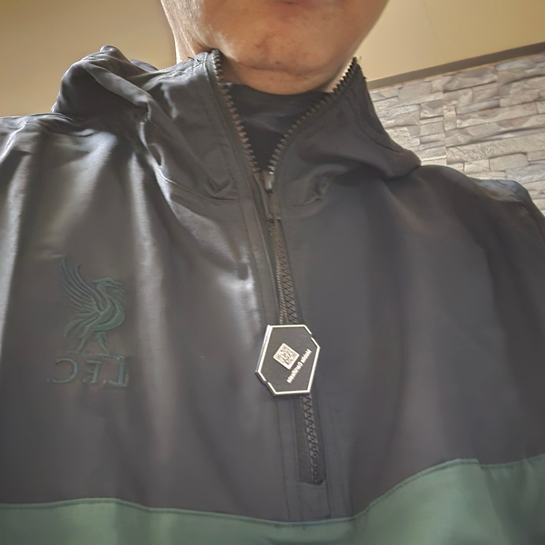 Nike Liverpool FC Dri-Fit Standard Issue Anorak Green - Asia 착용 스타일 - 1