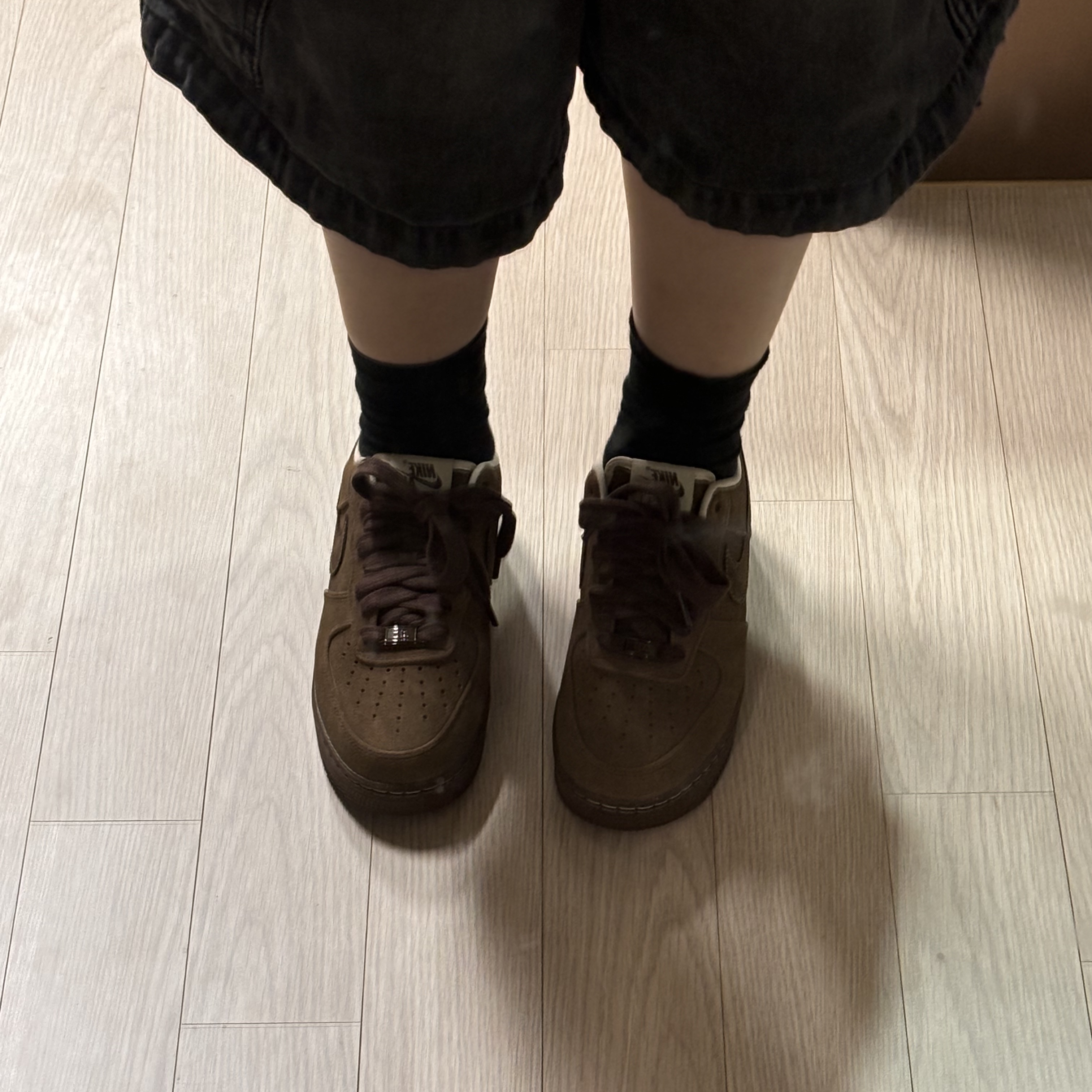 (W) Nike Air Force 1 '07 Cacao Wow 착용 스타일