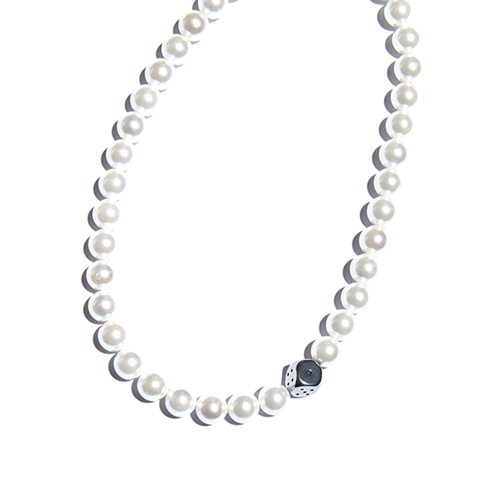 니로 세렌디피티 원다이스 펄 네크리스(NiRO.SERENDiPiTY One Dice Pearl Necklace #67) - 2