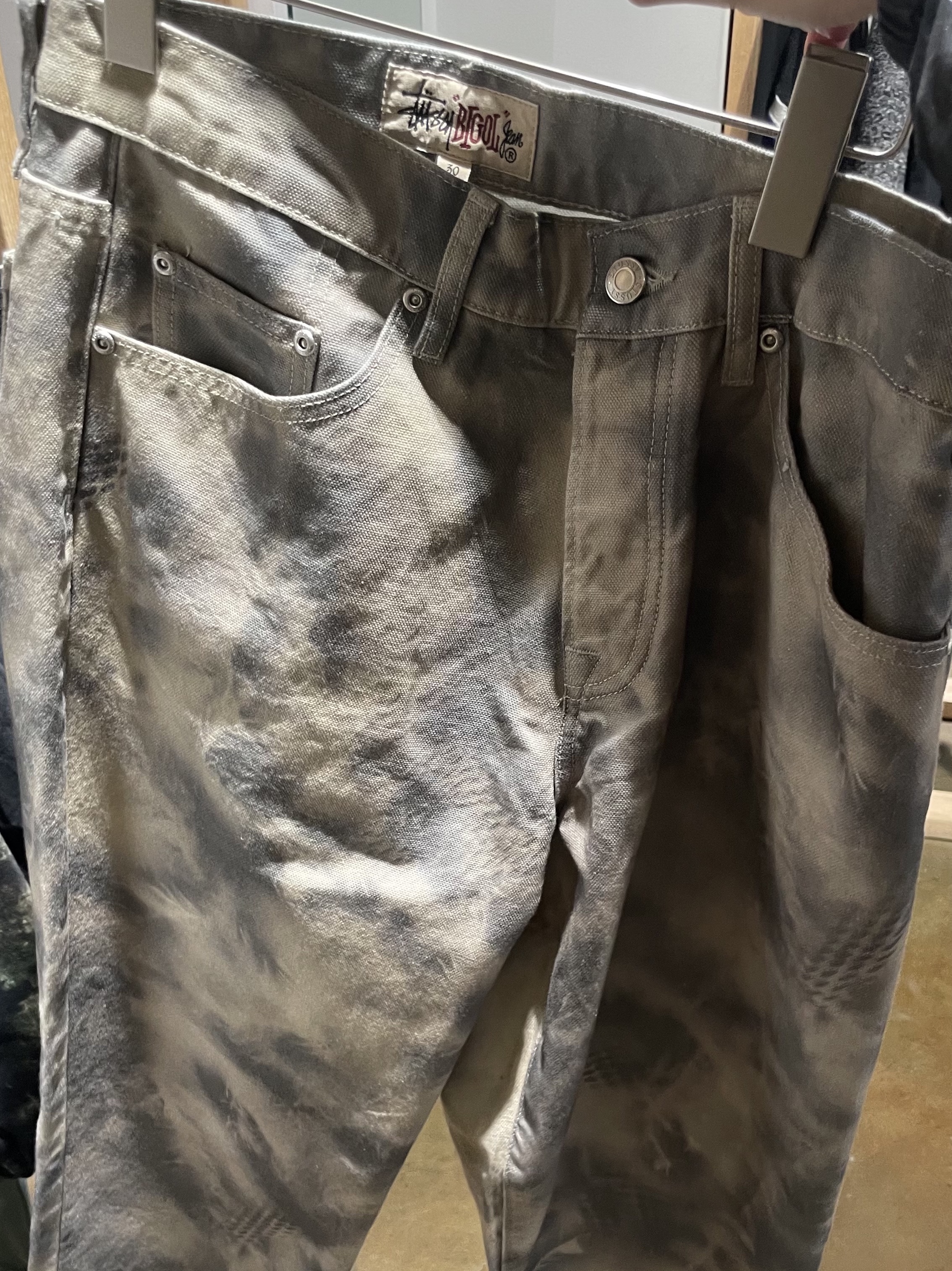 Stussy Stenpat Camo Big Ol' Jean North Fork 착용 스타일