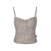 Gila Archive Race Tank Top Leopard Pink