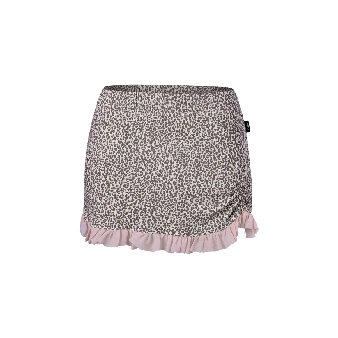 24FABT04PK Gila Archive Race Skirts Leopard Pink